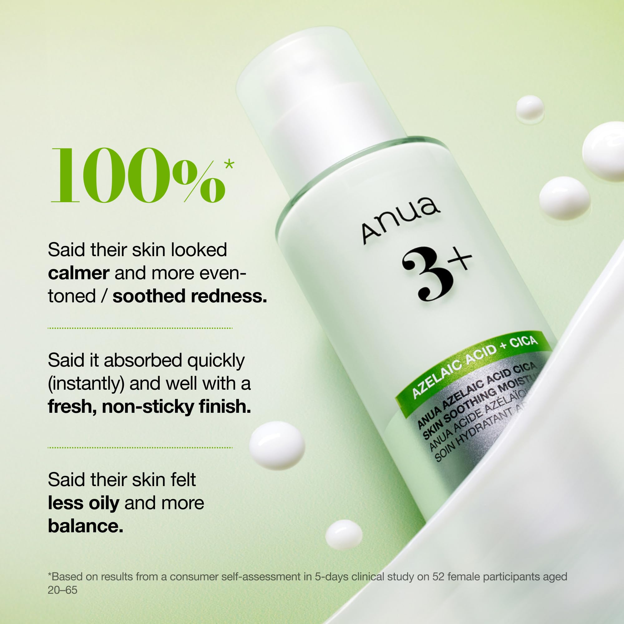 ANUA Azelaic Acid CICA Skin Soothing Moisturizer, 3.38 fl oz - ANUA Official Product View 3