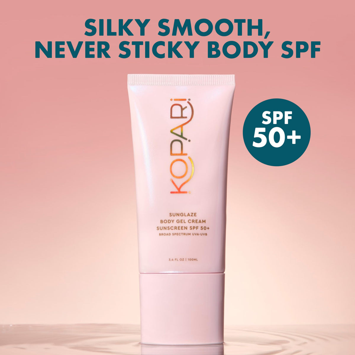 Kopari Sunglaze Body Gel Cream Sunscreen SPF 50 - Kopari Official Imagery - 3