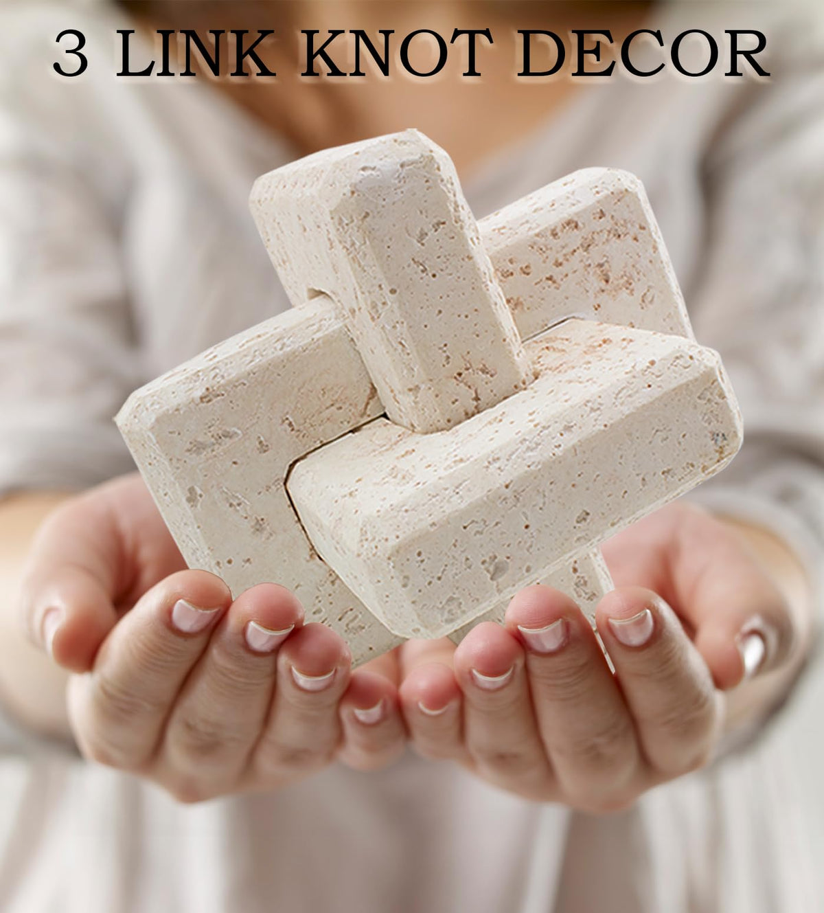 FlidRunest 3 Link Knot Sculpture Decor for Coffee Table - FlidRunest Official Imagery - 7