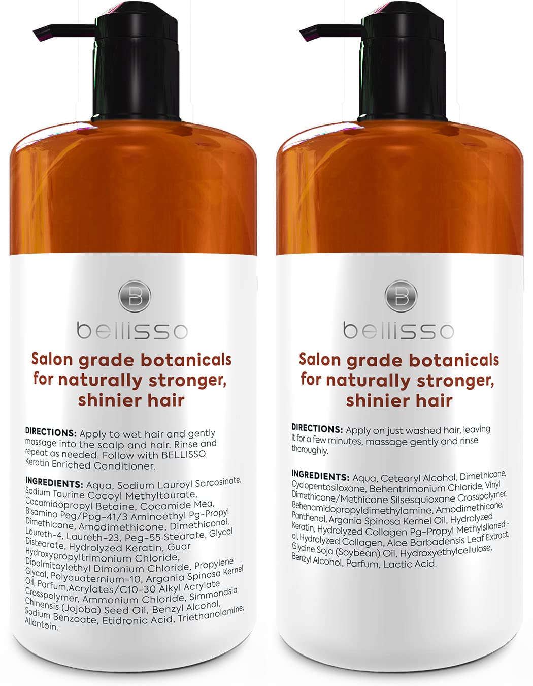 Moroccan Argan Oil Shampoo and Conditioner Set - BELLISSO Official Imagery - 8