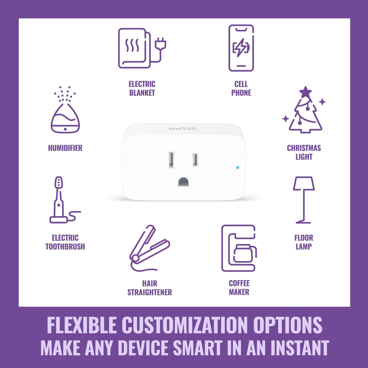 WiZ Smart Plug Sunset to Sunrise Automation Motion Detection - WiZ Connected Official Imagery - 6