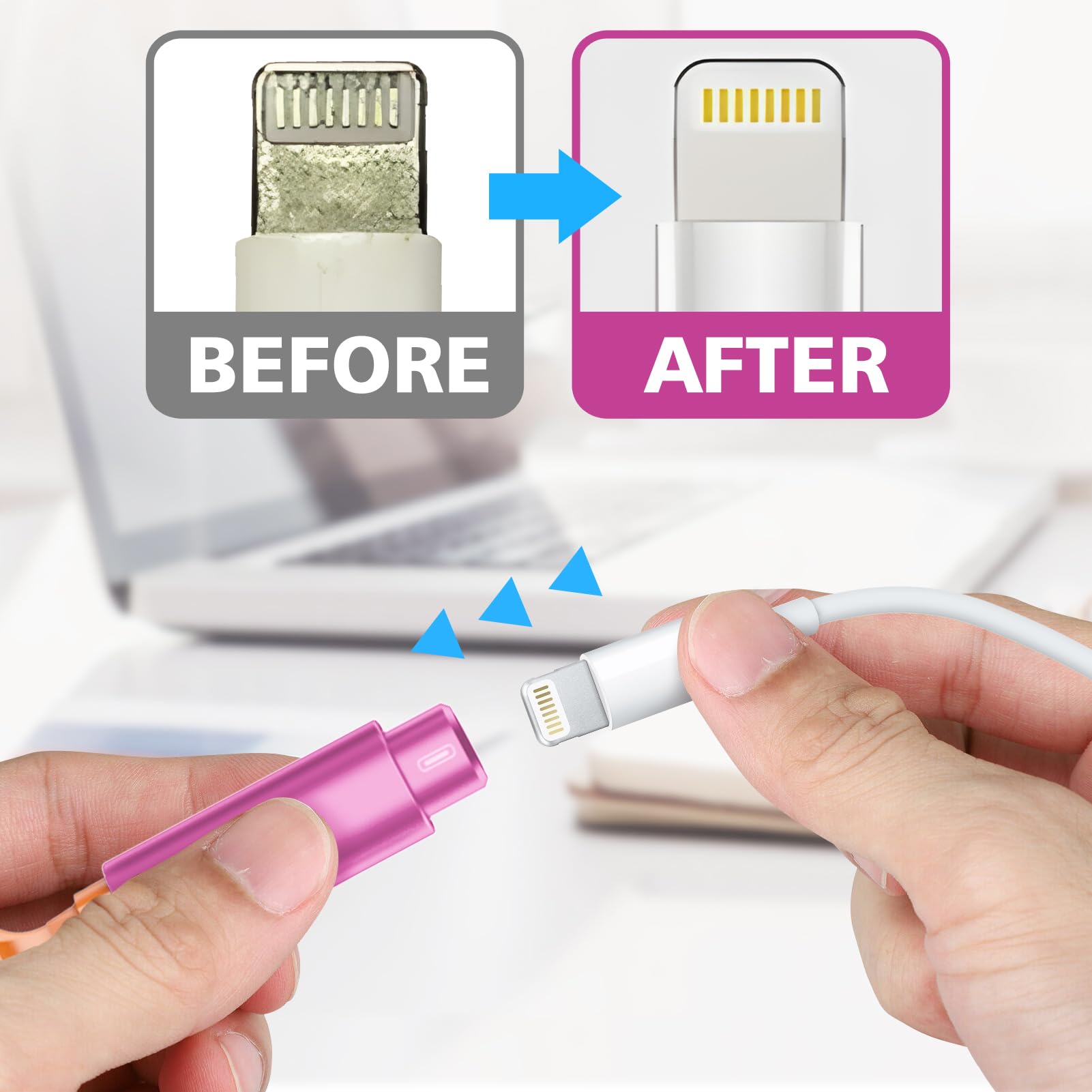Ordilend iPhone Cleaning Kit for Charging Port, Cleaner Kit for AirPod Phone, Pi - Ordilend Official Product View 5