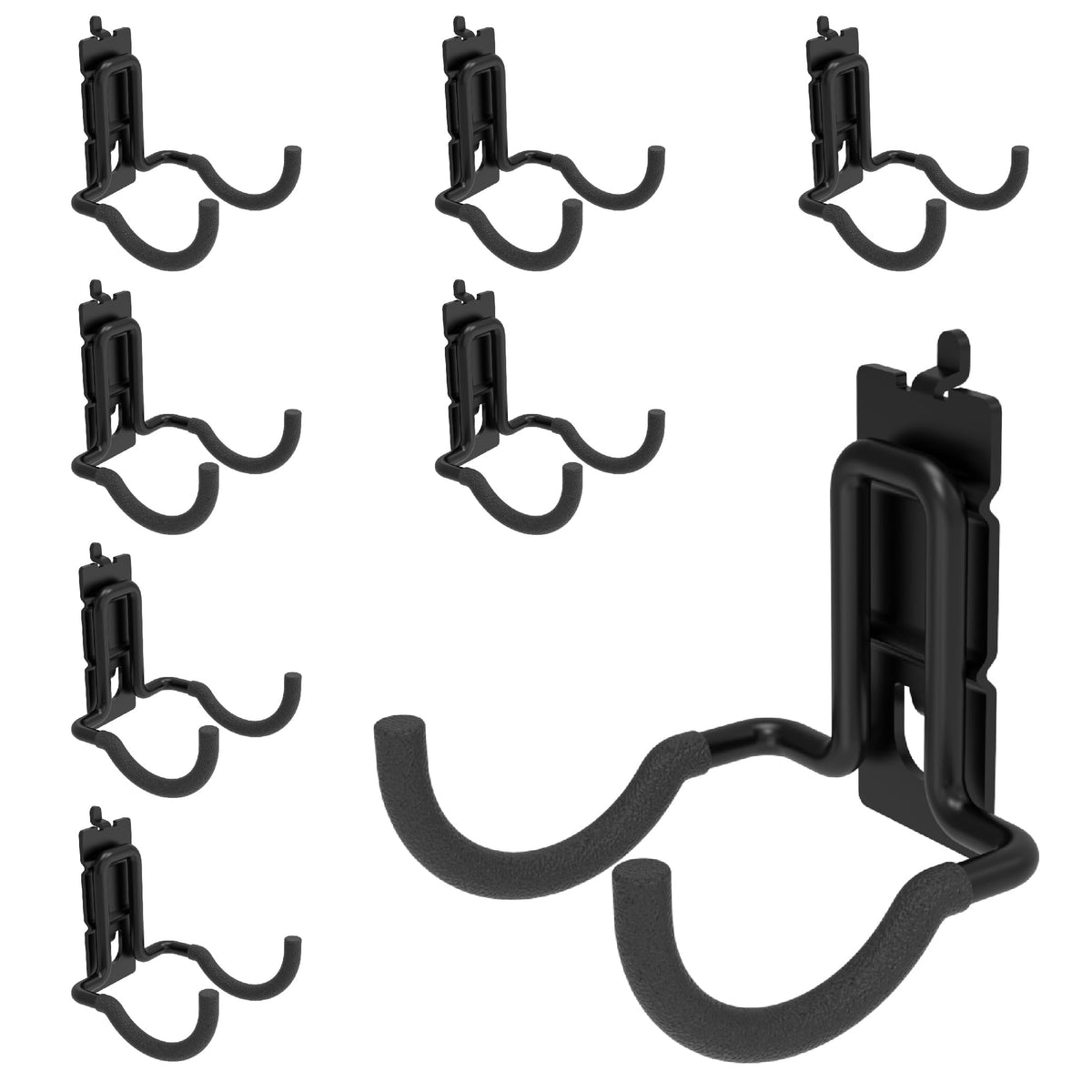 HUHOLE 24 Pack Pegboard Drill Holder Tool Hooks for 1 4 Inch - HUHOLE Official Imagery - 7