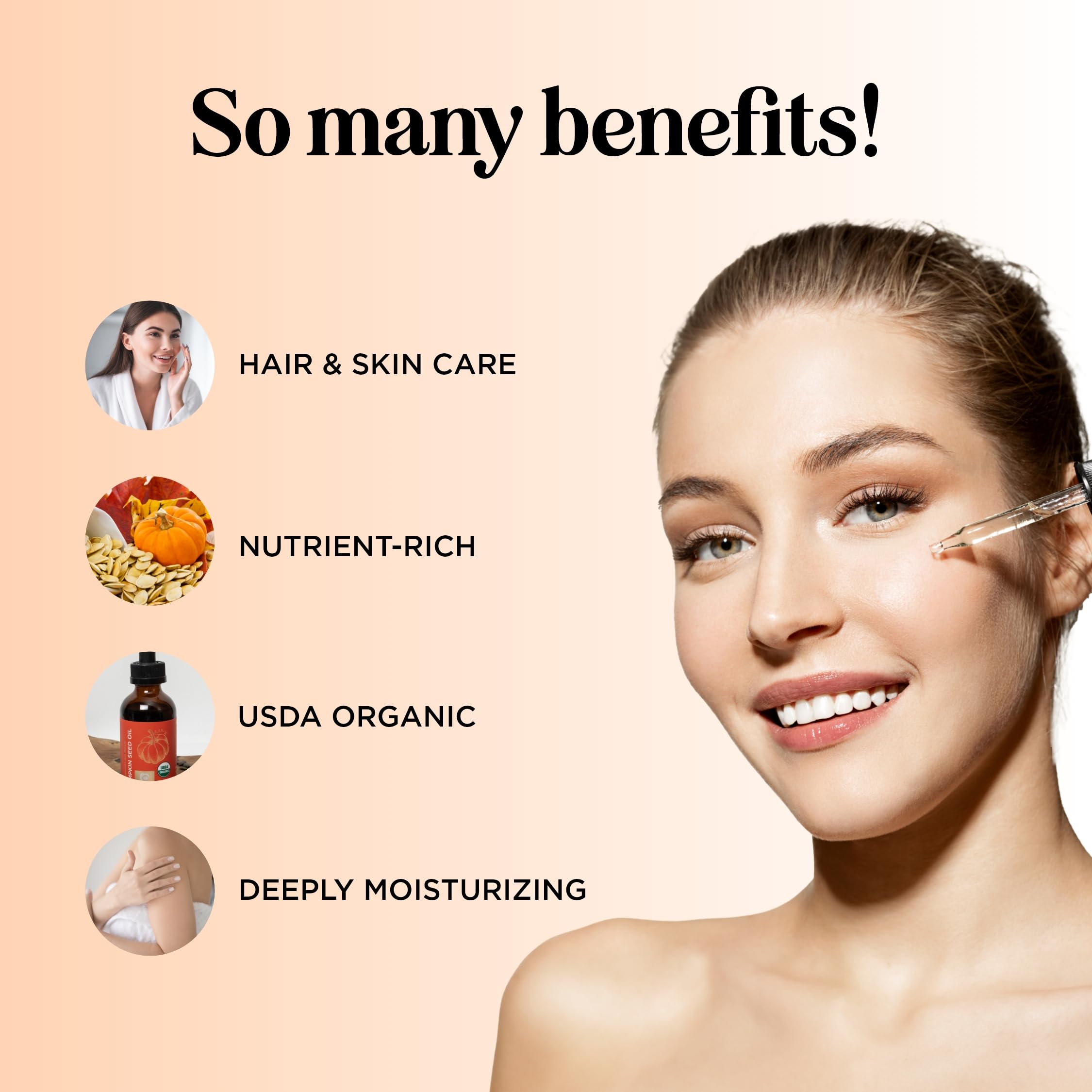 Maple Holistics Pumpkin Seed Oil Organic Certified - 100% Pure Organic Pumpkin - Maple Holistics Official Product View 4