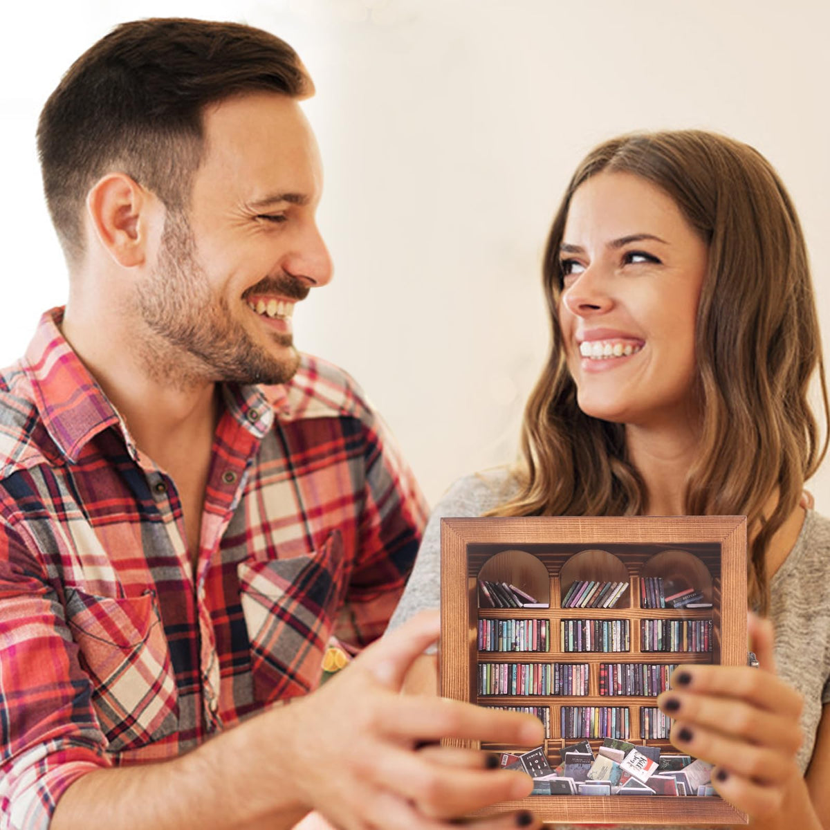 Anxiety Bookshelf Mini Books Display for Stress Relief and - WifePro Official Imagery - 8
