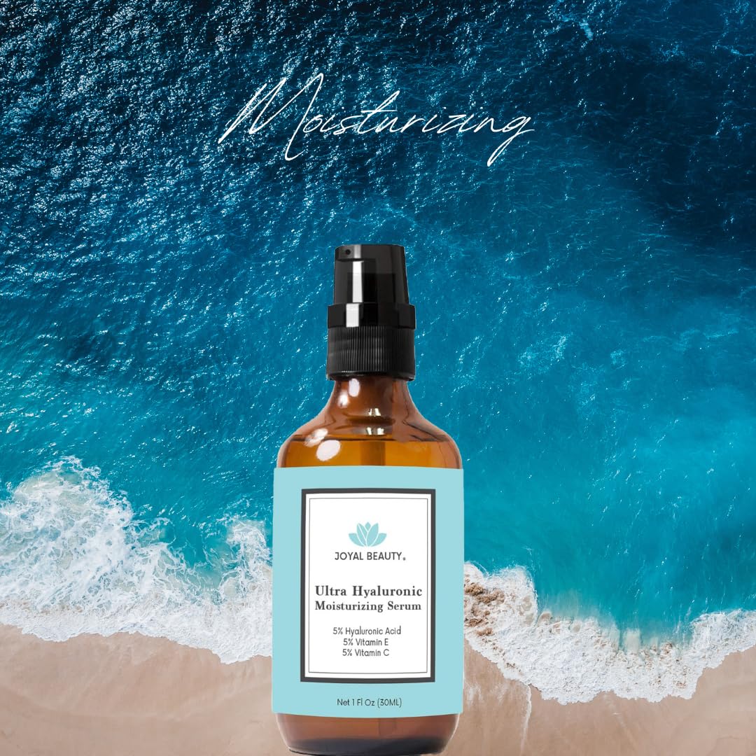 Ultra Hyaluronic Acid Serum for Face Skin 170 kDa with Vitamin C E Jojoba Oil - JOYAL BEAUTY Official Product View 7