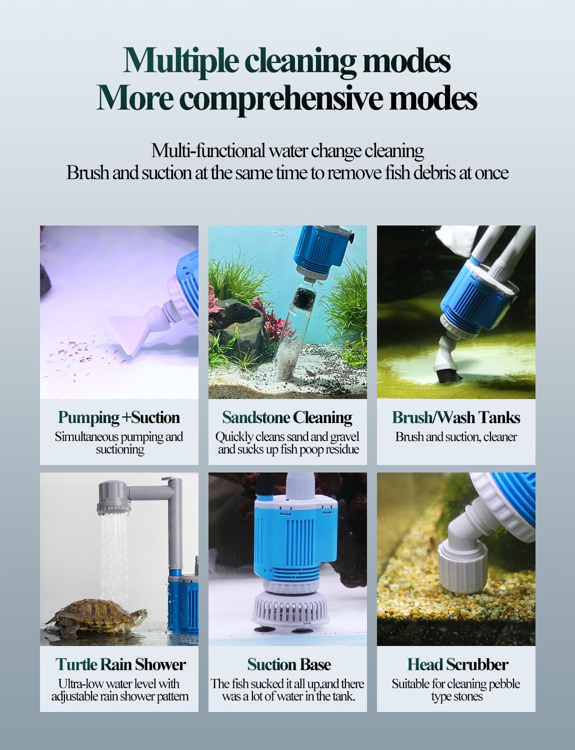 Aquarium Gravel Cleaner - UPETTOOLS Official Imagery - 3