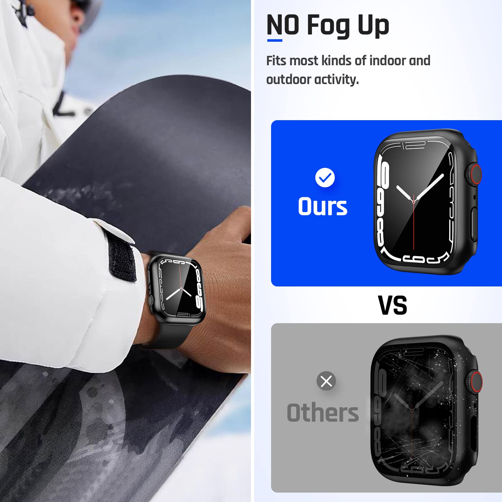 Goton IP67 Waterproof Case with Glass for Apple Watch 40mm Series 6/5/ - View 4