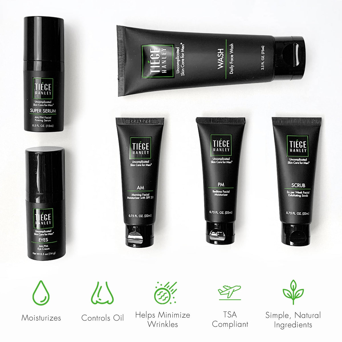 Tiege Hanley Anti Aging Men s Skin Care Set 30 Day 6 Piece - Tiege Hanley Official Imagery - 5