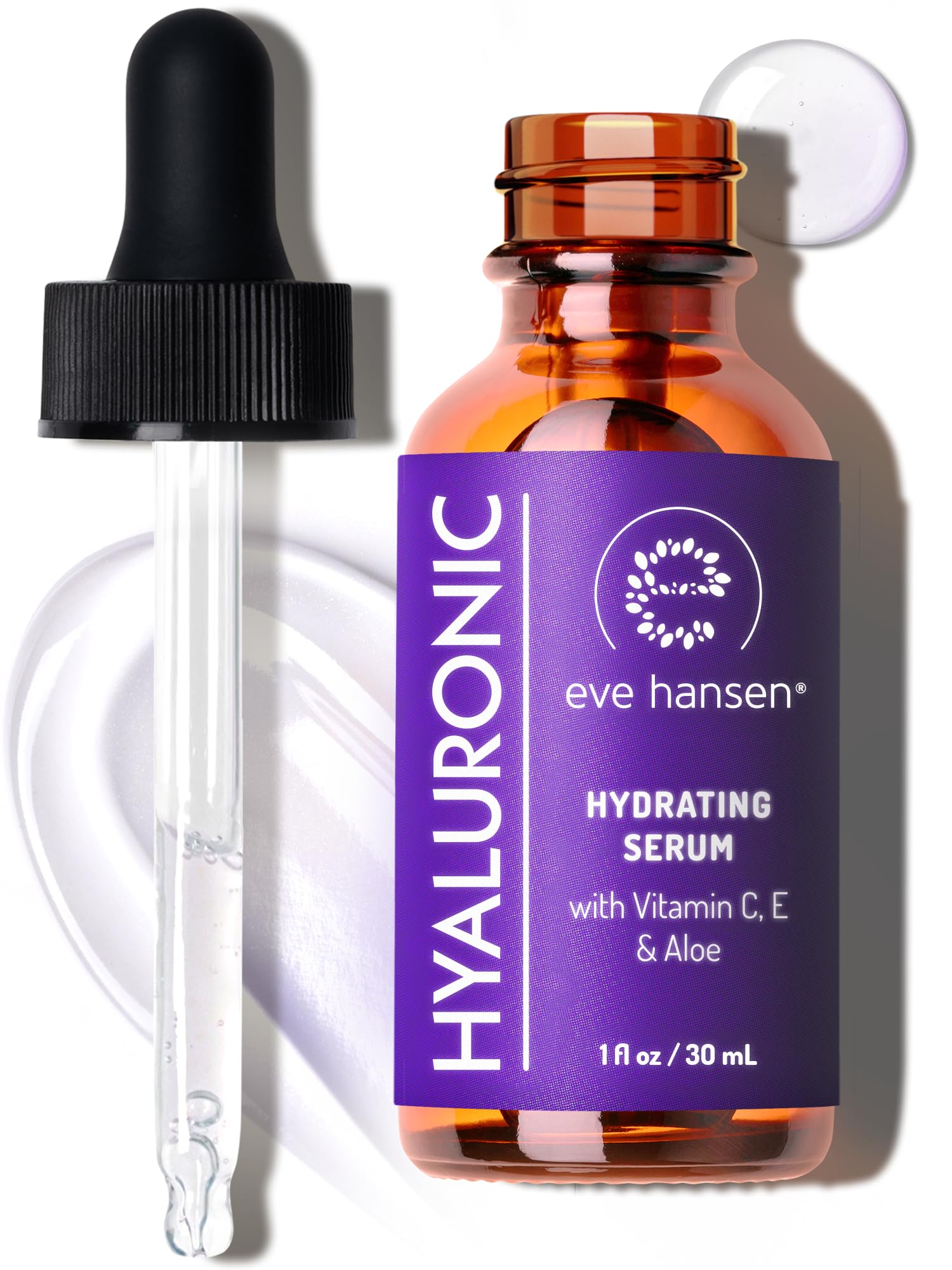 Eve Hansen Hyaluronic Acid Serum for Face - Hydrating Serum with Vitamin C & E Ant - Eve Hansen Official Product View 10