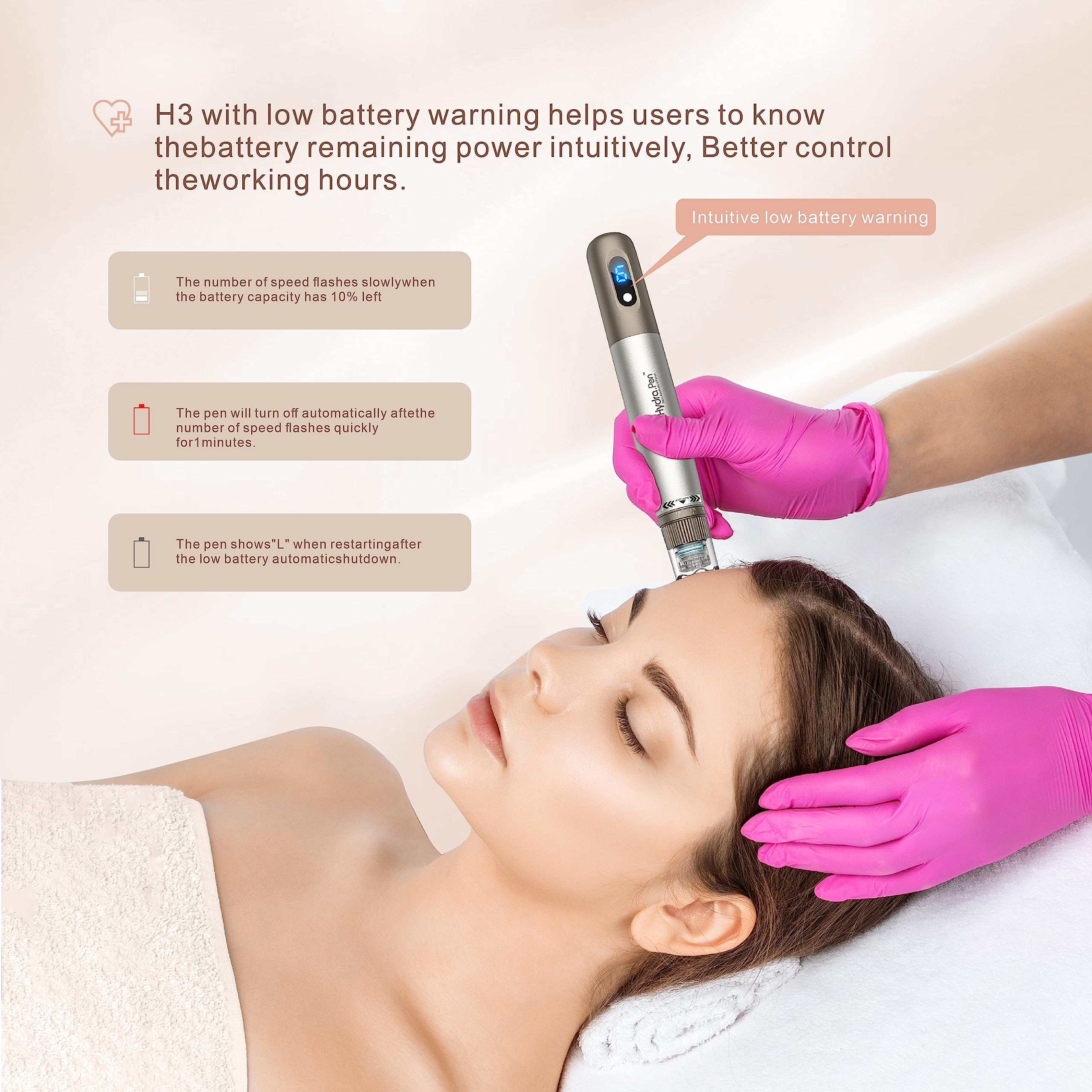 Hydra Pen H3 Microneedling Pen Micro Infusion System Micro - WPDGAD Official Imagery - 8