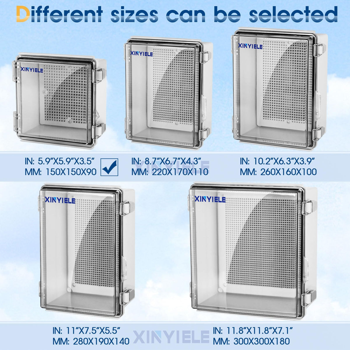 Waterproof Outdoor Project ABS Plastic Junction Box IP67 - XINYIELE Official Imagery - 5