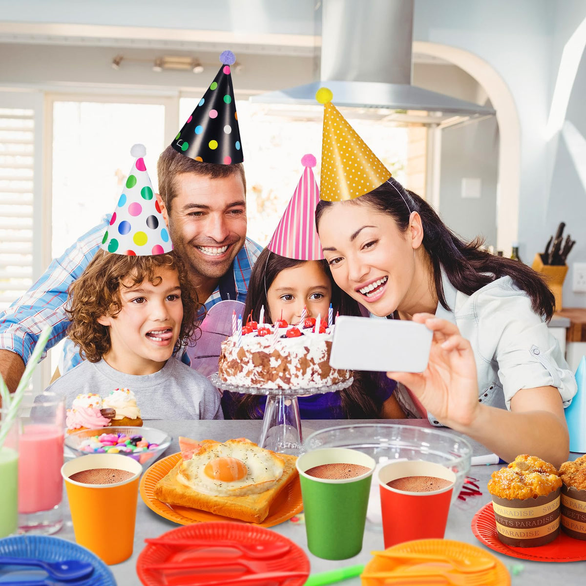 Teenyyou 180 Pcs Kids Birthday Party Supplies Serves 30 - Teenyyou Official Imagery - 6