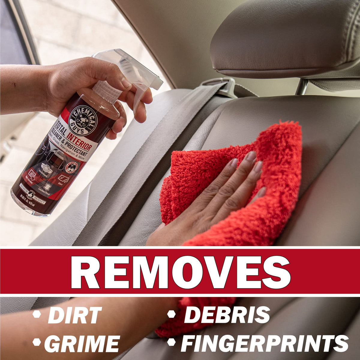 Chemical Guys Total Interior Cleaner Variety Kit New Car - Chemical Guys Official Imagery - 7