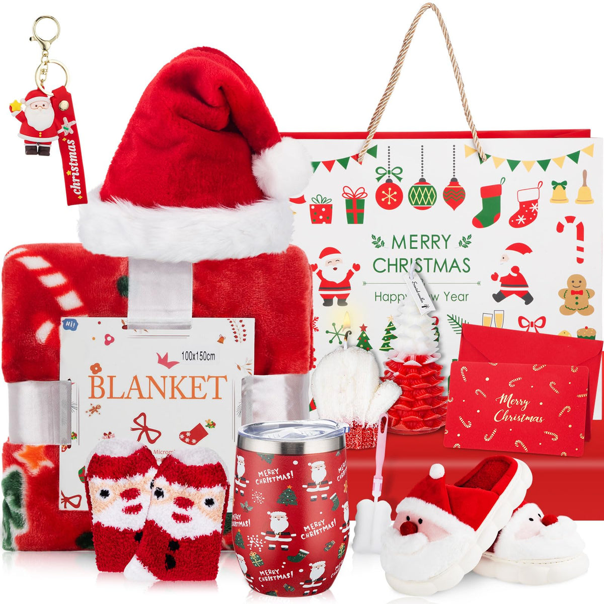 Patelai 10 Pcs Christmas Basket Gifts Set for Women - Patelai Official Imagery - 2