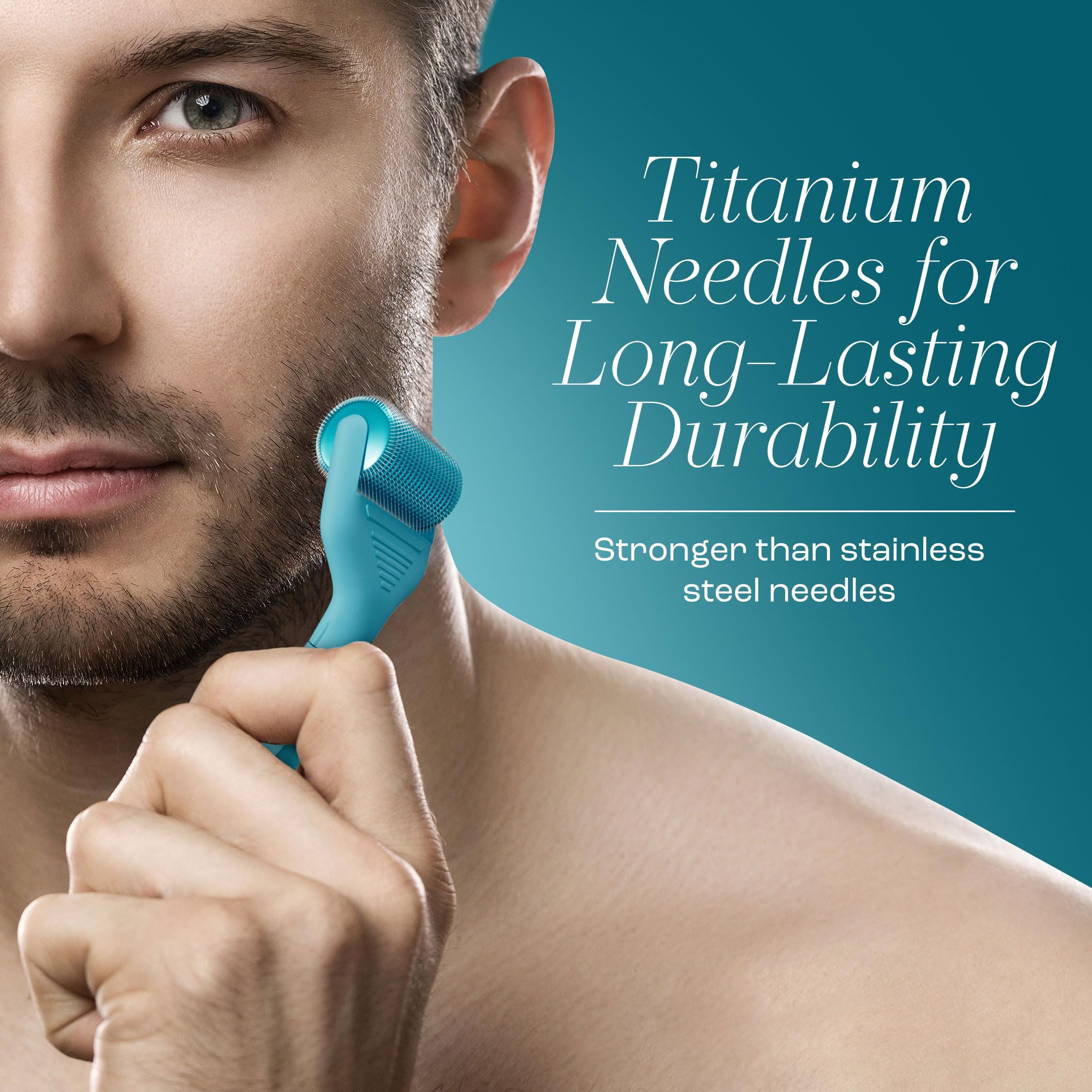 Scalp Derma Roller 0 25mm Microneedling Tool for Hair Scalp - Vitalysse Official Imagery - 4