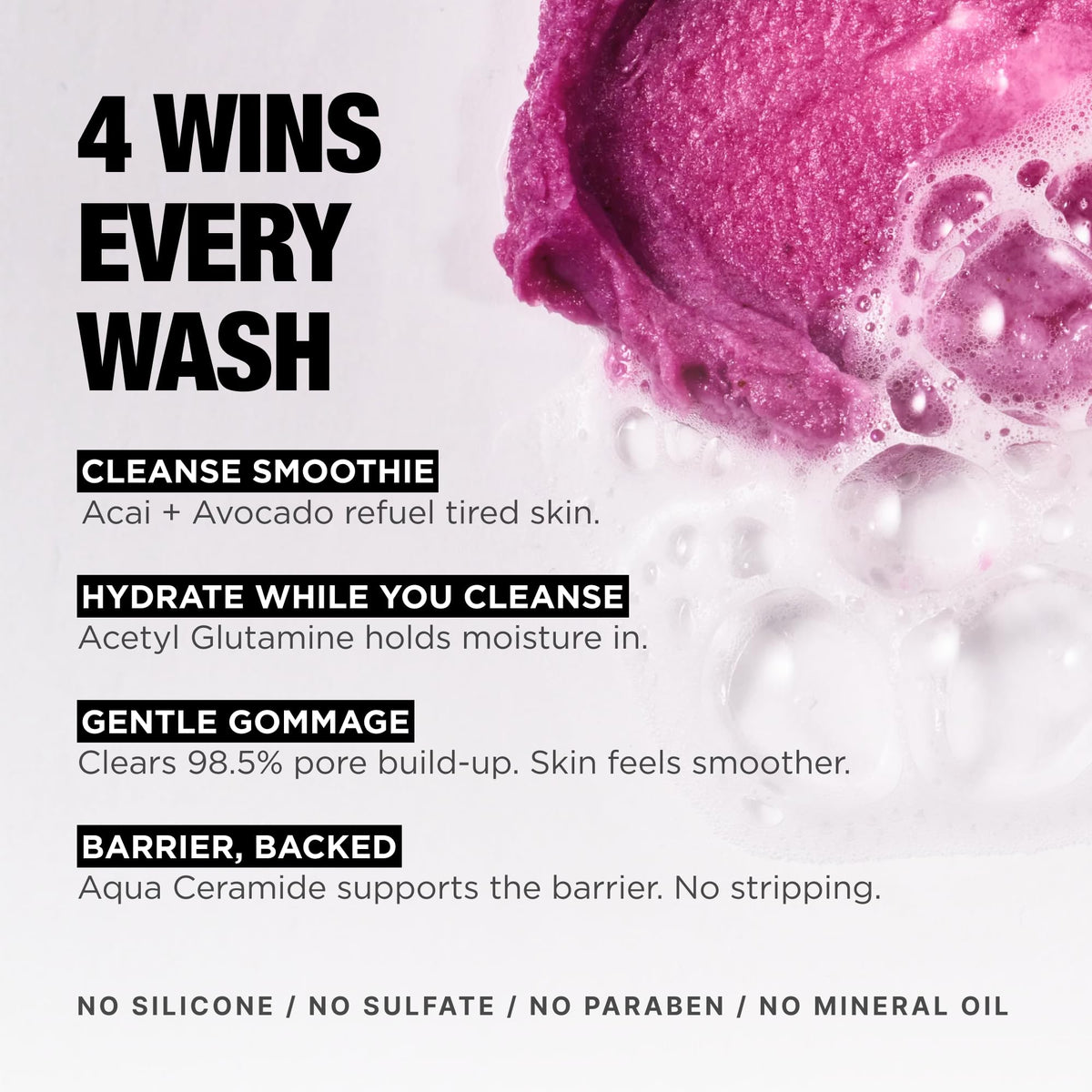 glowbeast THE LAST SET Acai Smoothie Gel Cleanser 7 43 fl oz - GLOW BEAST Official Imagery - 8