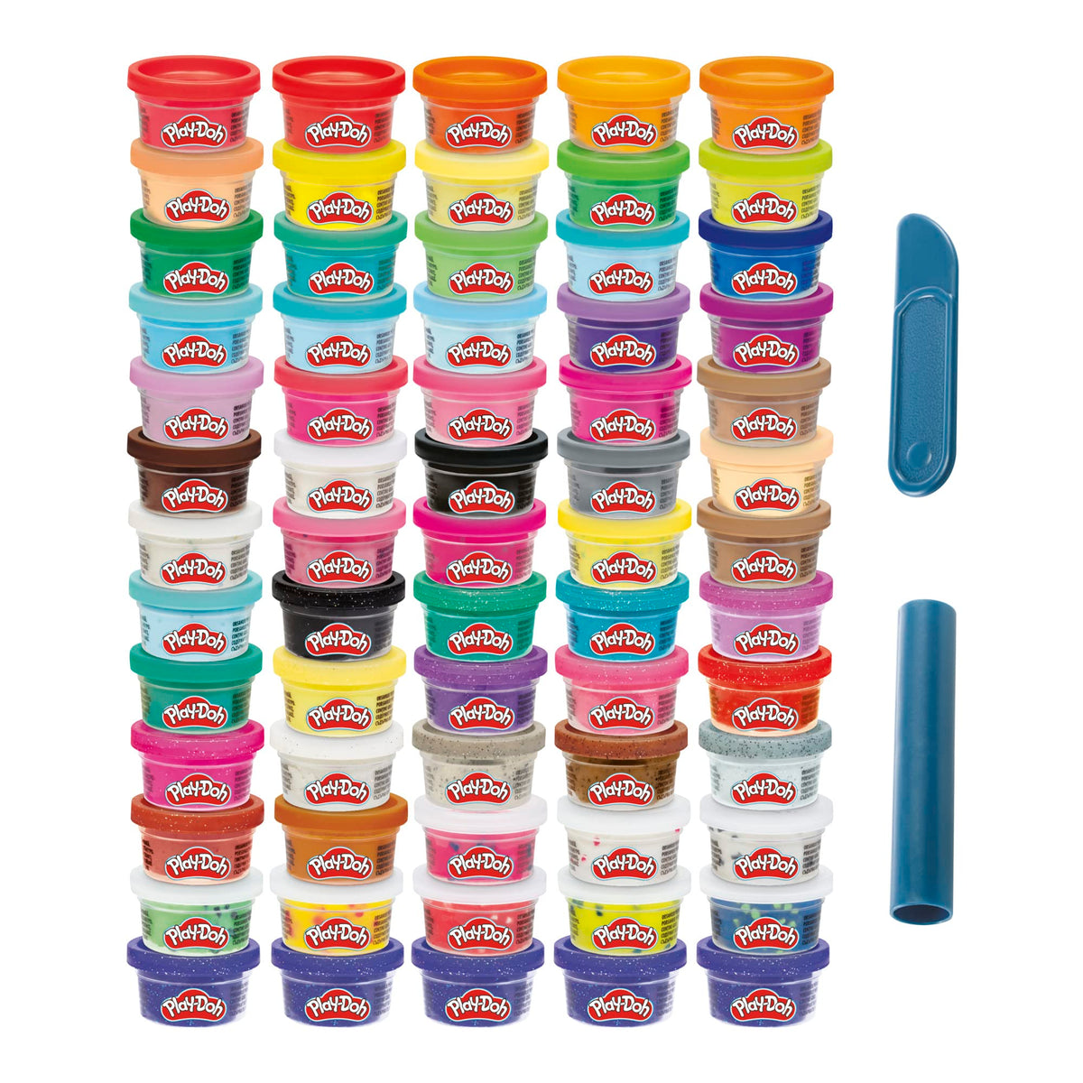Play Doh Ultimate Color Collection 65 Pack of 1 oz Cans - Premium Selection Official Imagery - 1