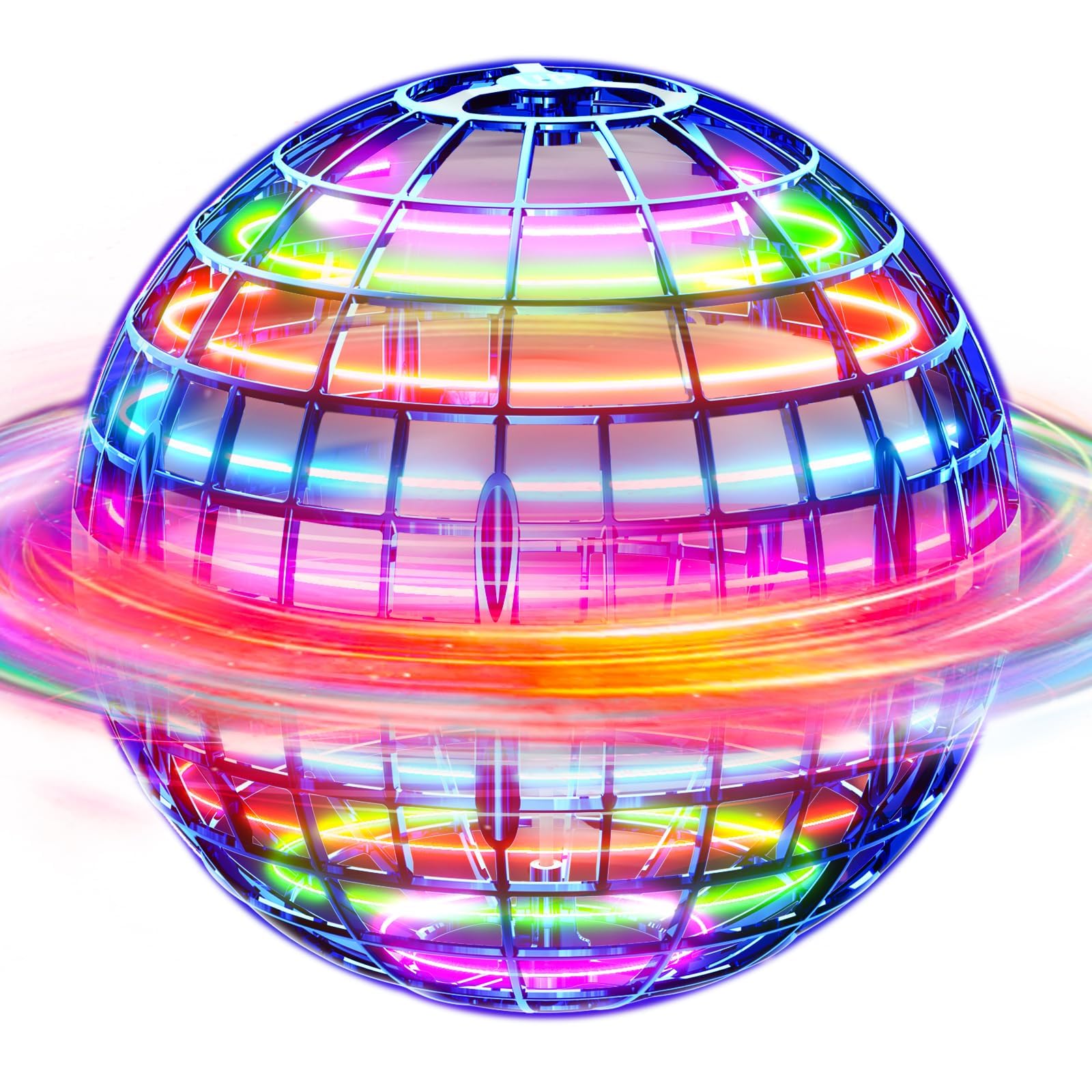 Ivtivfu Flying Orb Ball   with Dazzling Lights, Magic Hover Spinn by Ivtivfu - Angle View 1