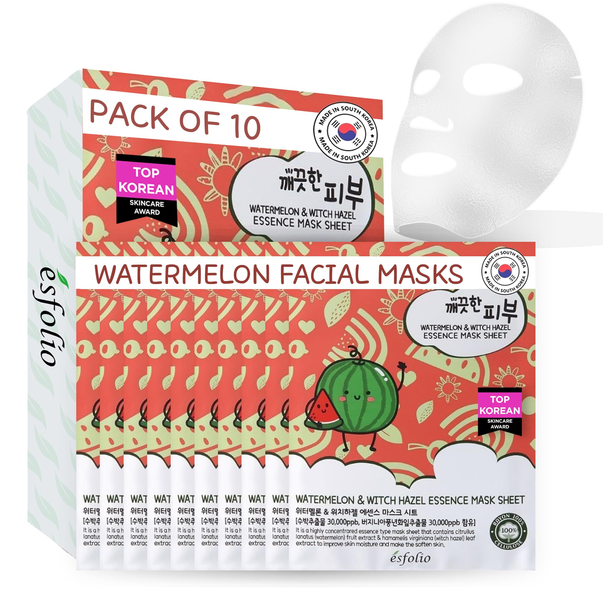esfolio Volcanic Ash Face Mask – Deep Cleansing Korean Sheet - esfolio