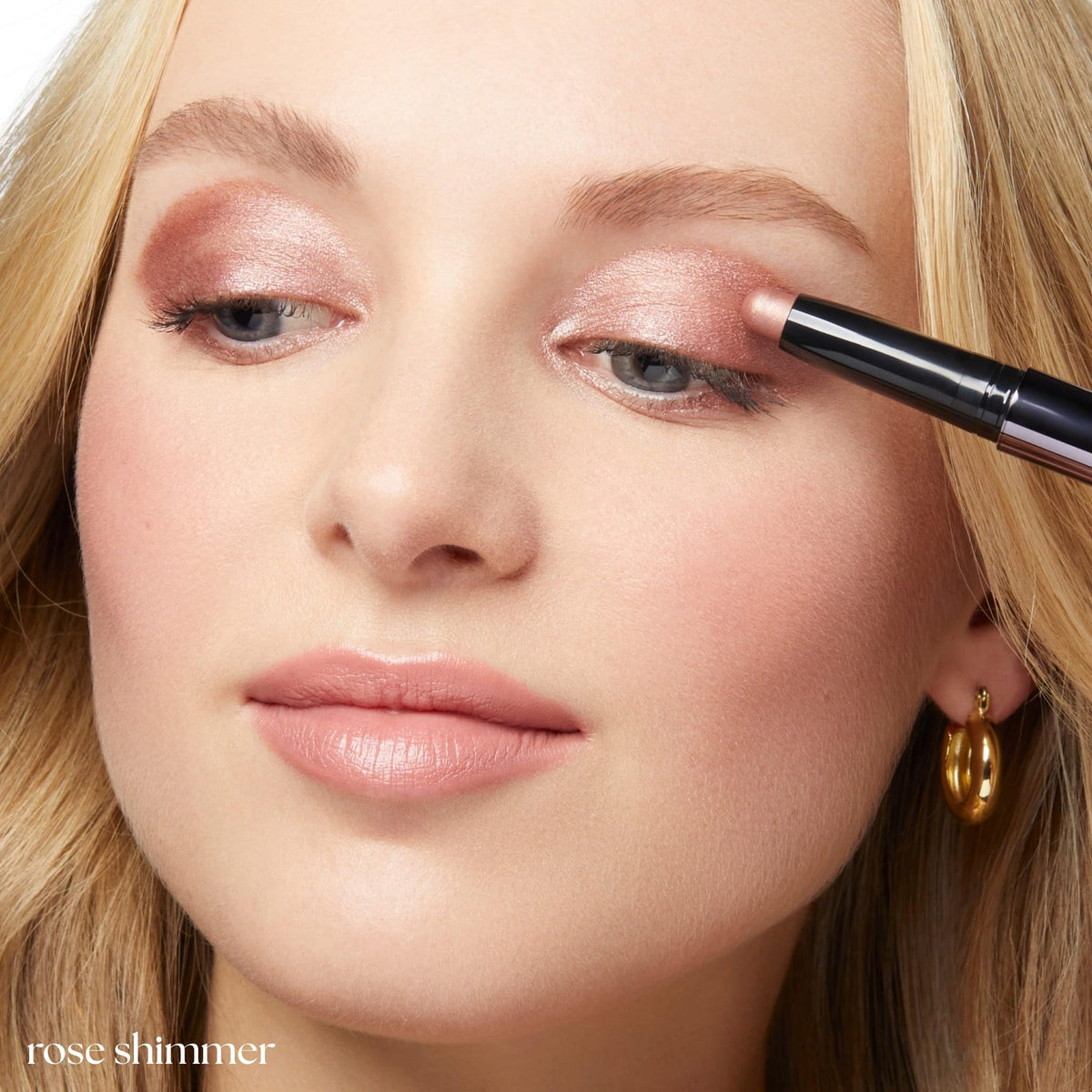 Julep Eyeshadow 101 Cr me to Powder Eyeshadow Stick Rose - Julep Official Imagery - 8