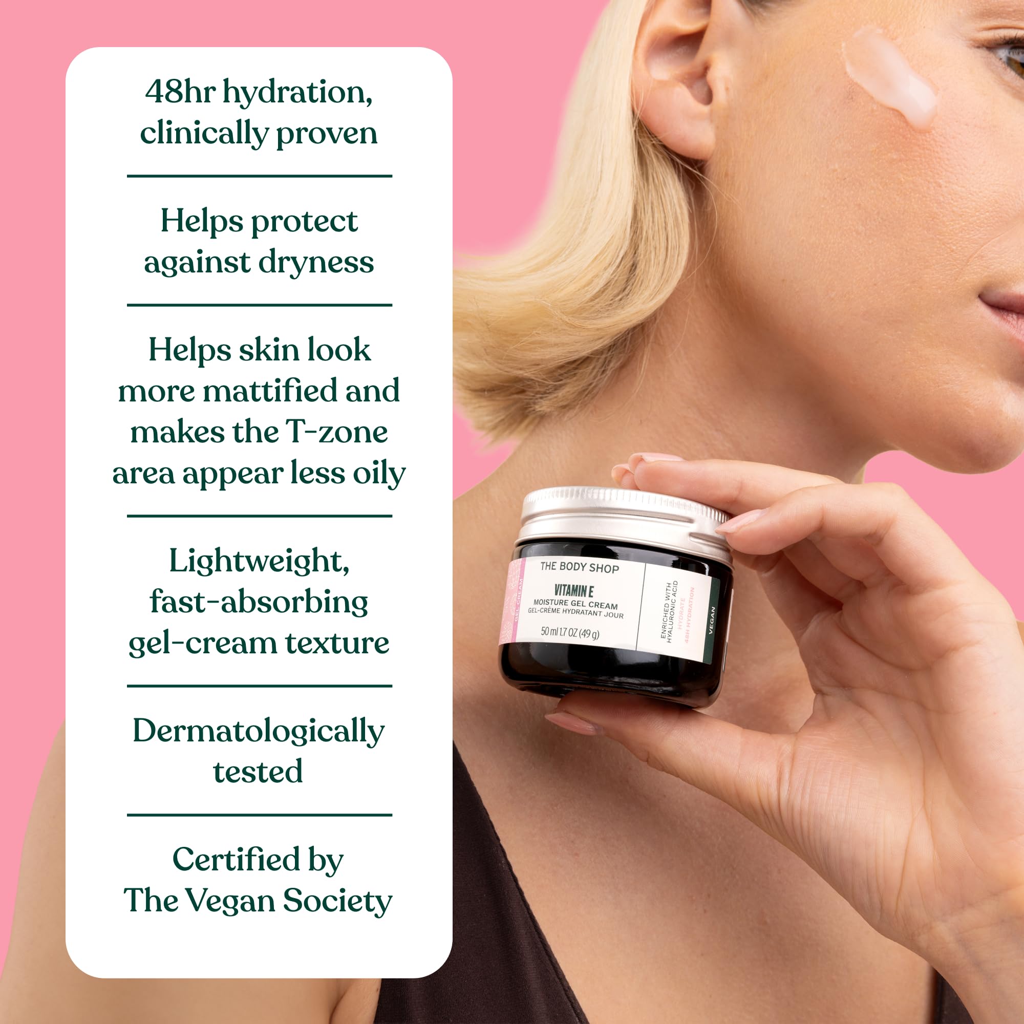 The Body Shop Vitamin E Gel Moisture Cream, 1.7 Oz