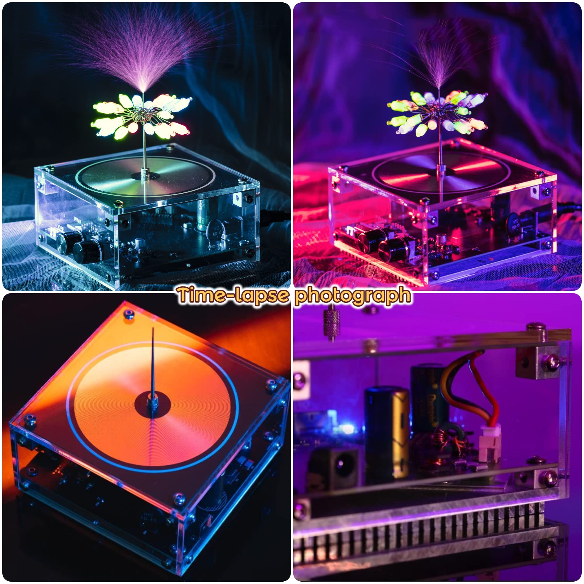 Joytech Bluetooth Music Tesla Coil Arc Plasma Loudspeaker Wireles - Joytech Official Product View 8