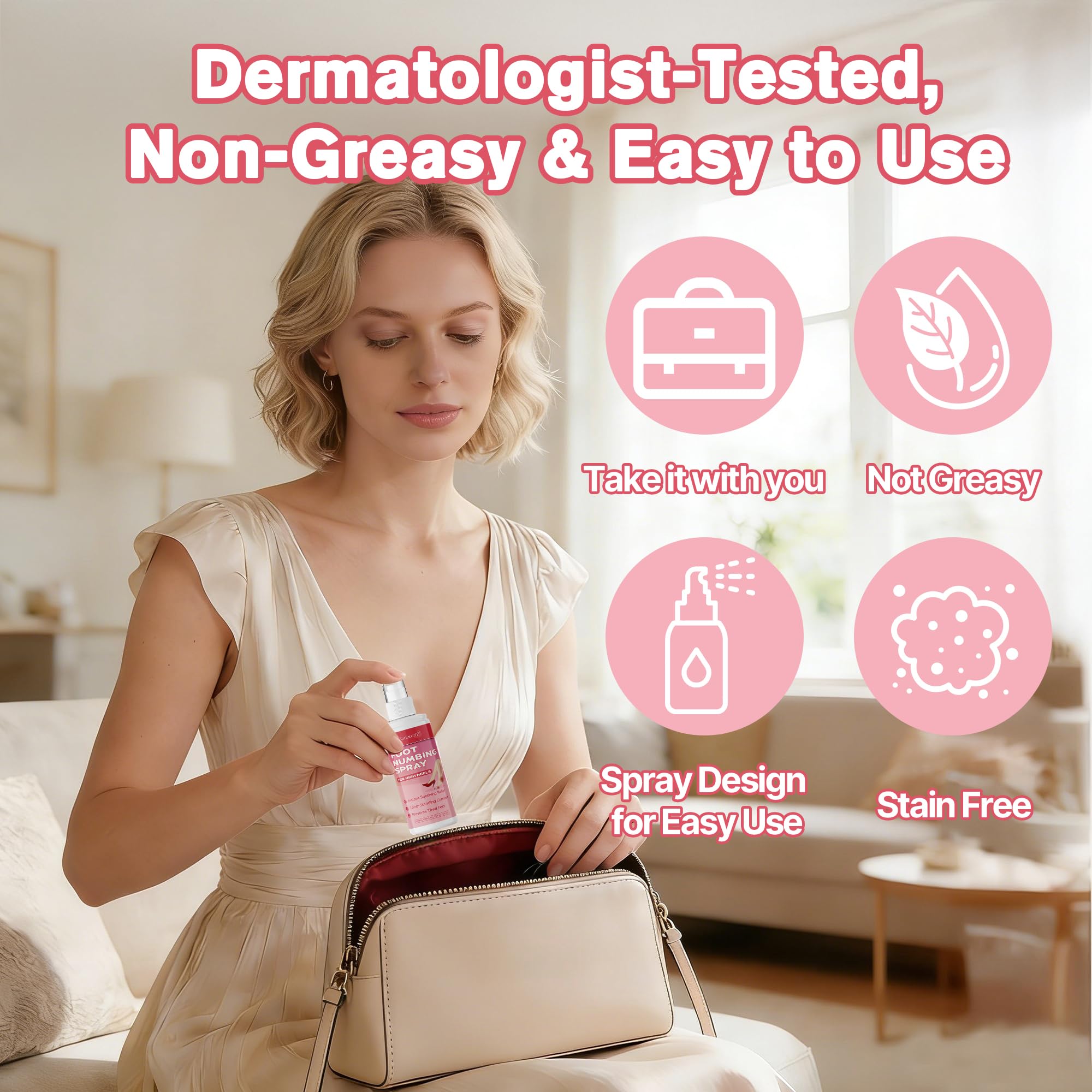 Foot Numbing Spray for High Heels – Qanoreth Cooling Relief