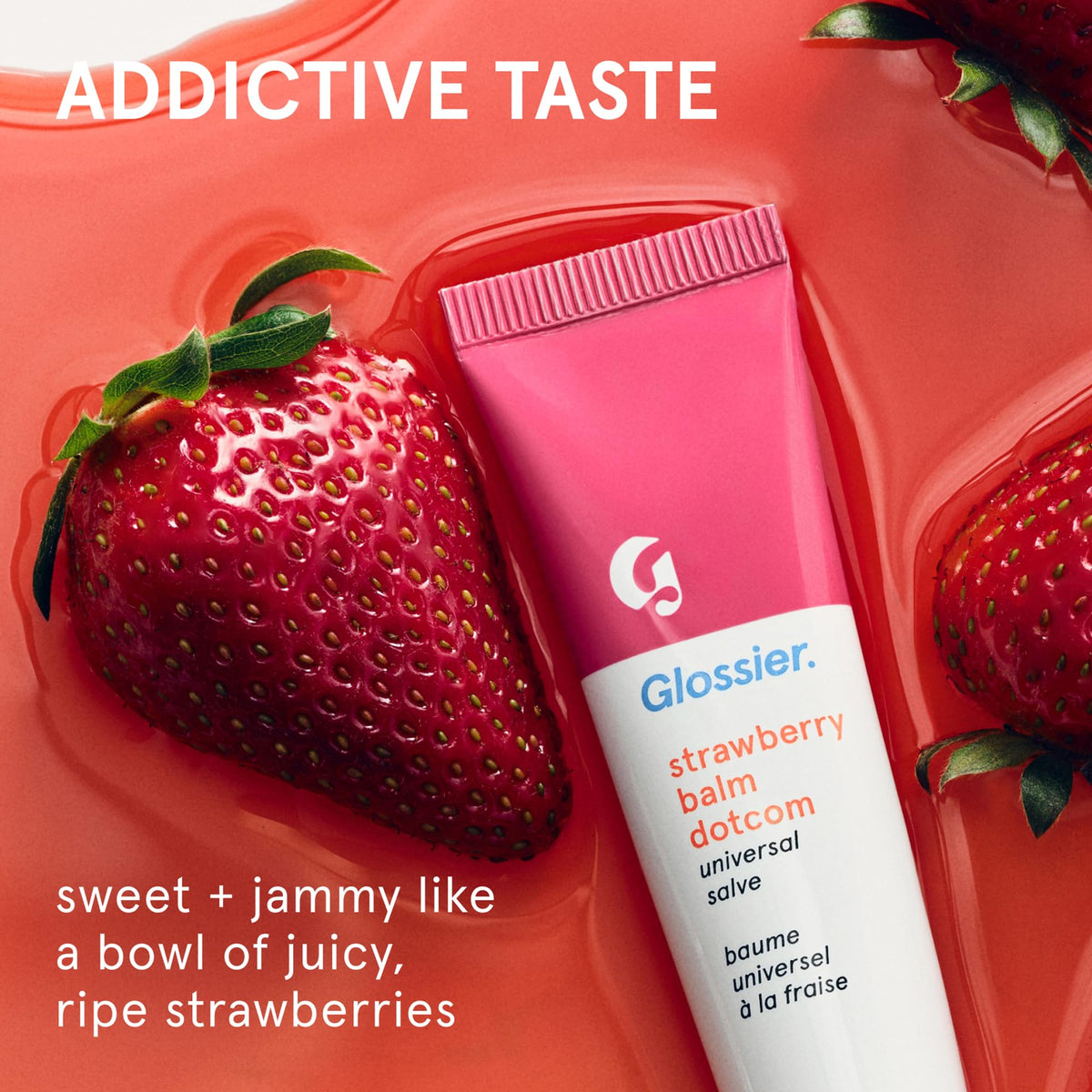 Glossier Lip Duo Strawberry Balm Dotcom Hold Liner 2 Count - Glossier Official Imagery - 4