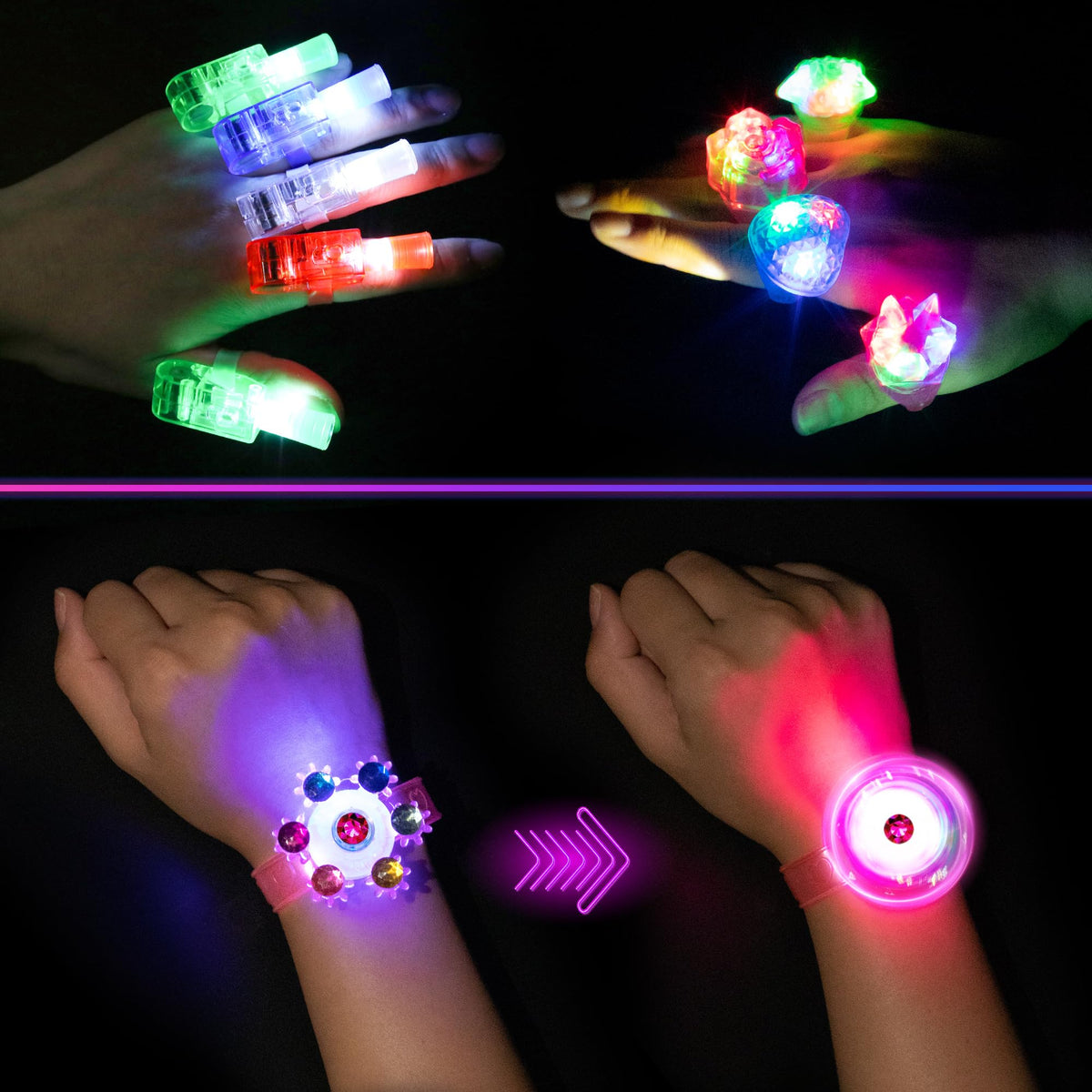 Mocoosy Glow in the Dark Party Supplies for Kids Halloween - Mocoosy Official Imagery - 6