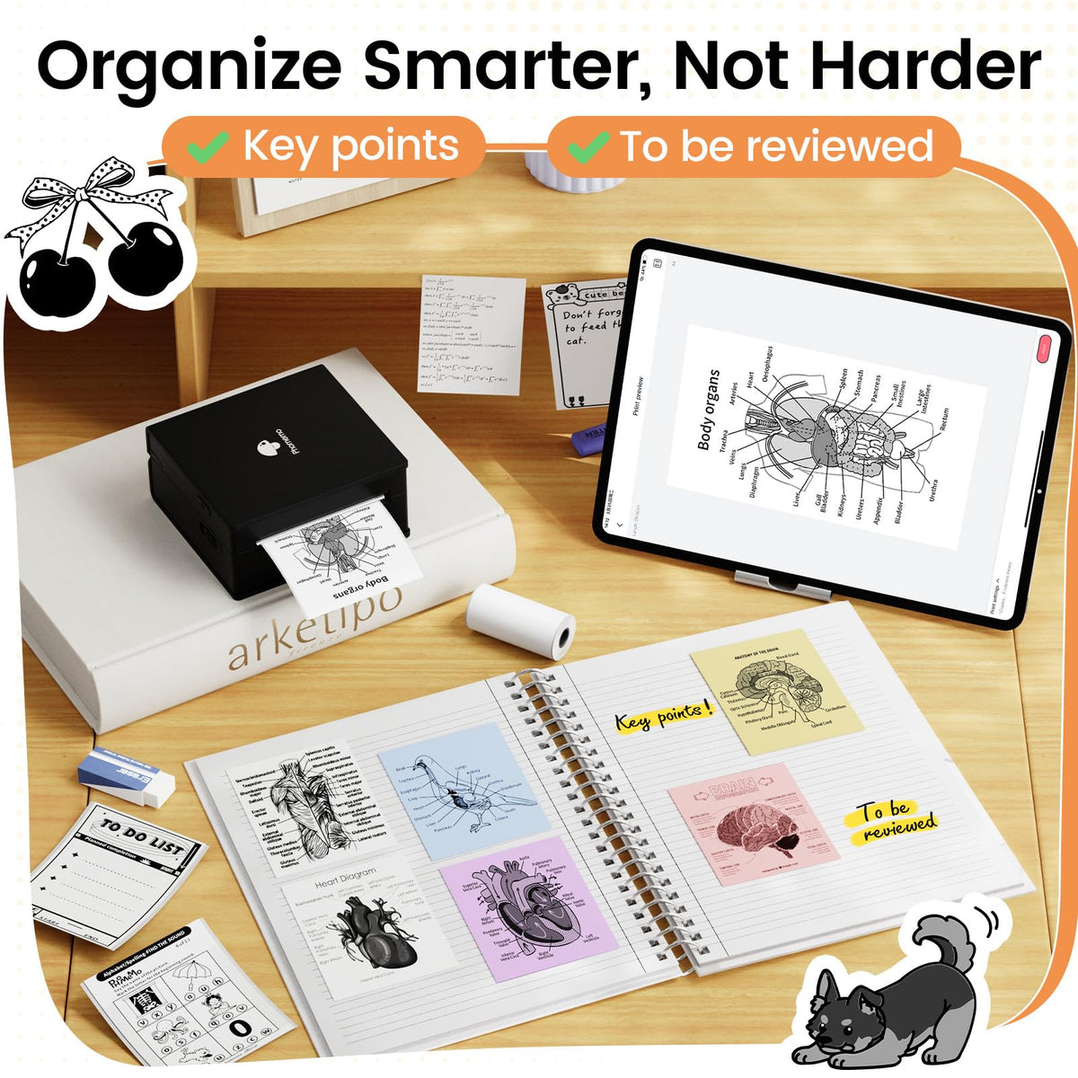 Phomemo Sticker Printer Bluetooth Thermal Mini Printer for - Phomemo Official Imagery - 3