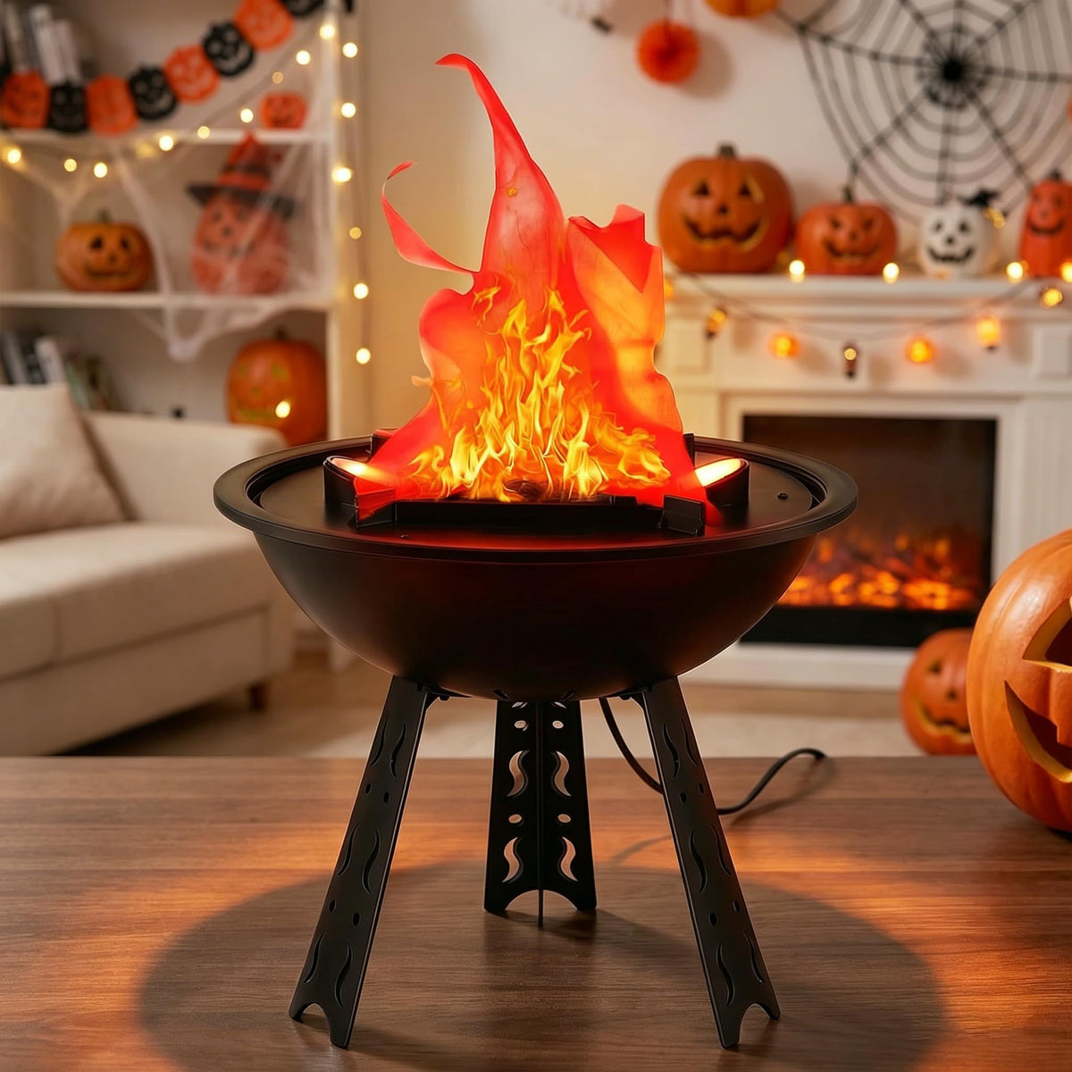 3D LED Fake Fire Lamp - WVIOUOPU Official Imagery - 6