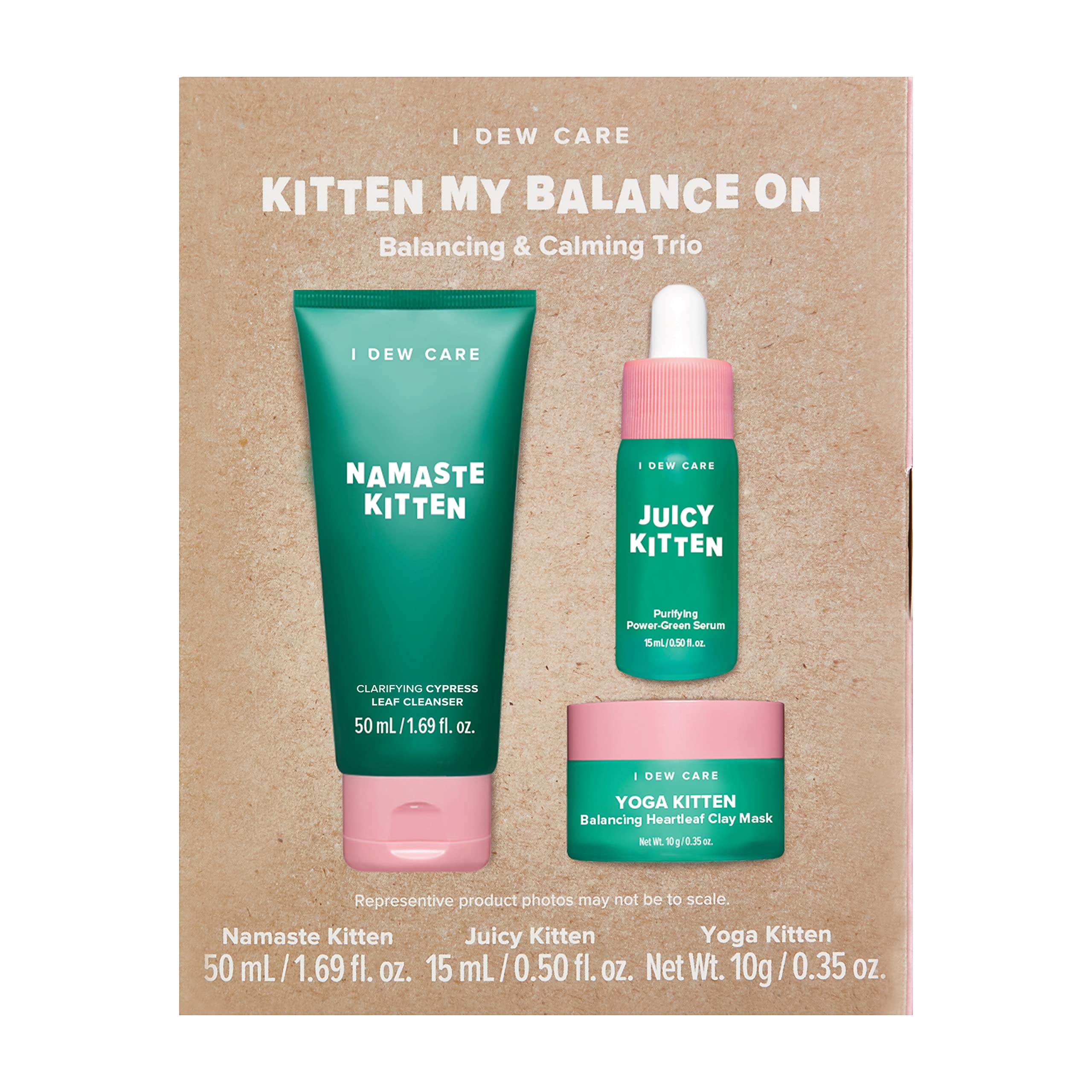 I Dew Care Kitten Glass Skincare Set - I DEW CARE