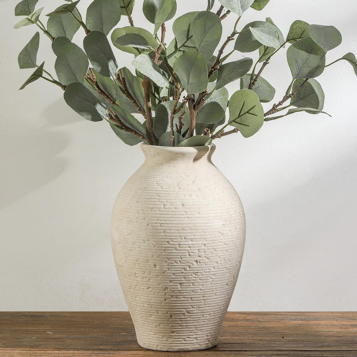 Ceramic Flower Vase Home Decor - Vanselia Official Imagery - 1
