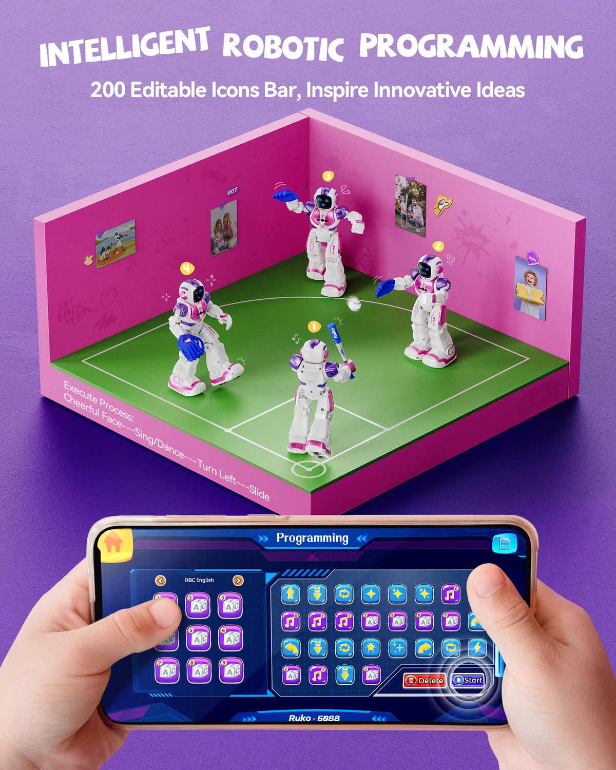 Ruko 6088 Dancing Robot for Girls with APP Remote and - Ruko Official Imagery - 4