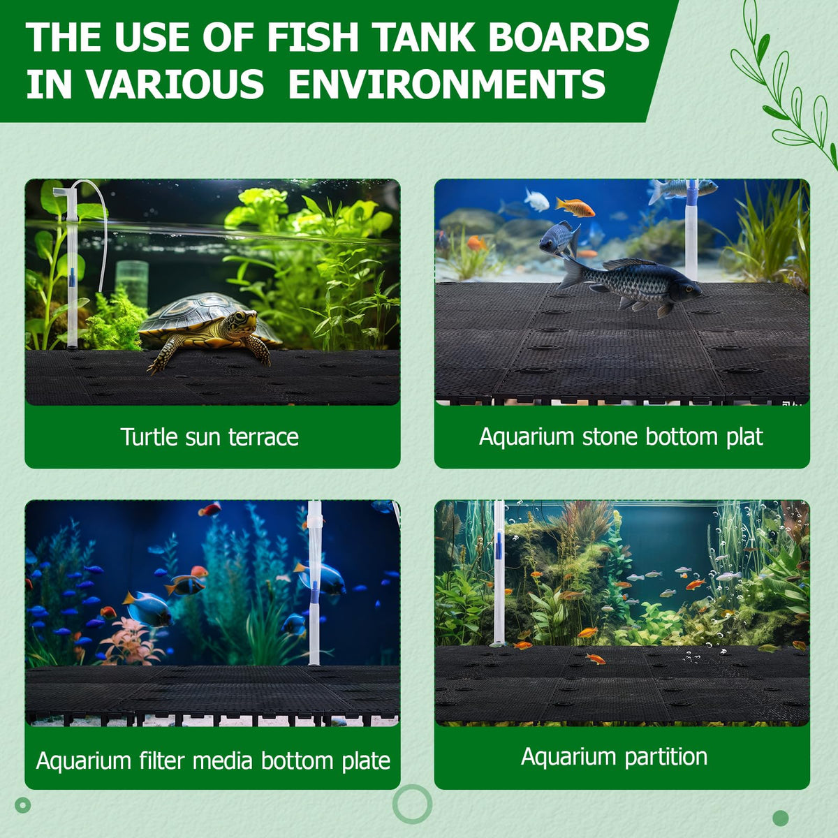 Sieral Undergravel Aquarium Filter for 20 29 Gallon Fish - Sieral Official Imagery - 7