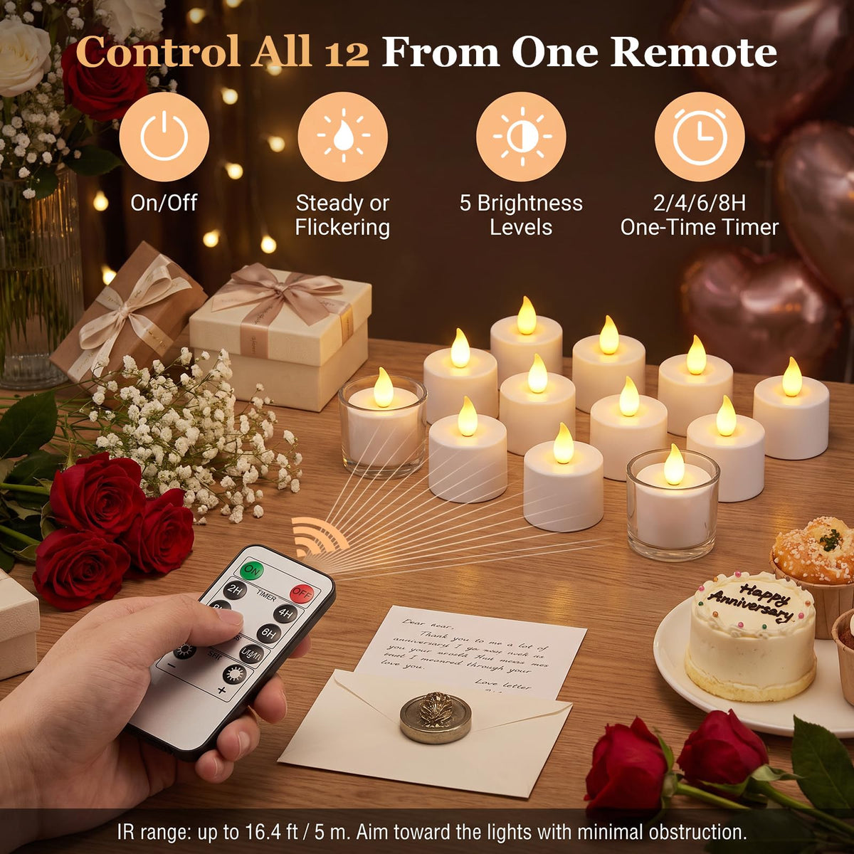 Fussion Rechargeable Tea Lights with Remote and Charging - Fussion Official Imagery - 4