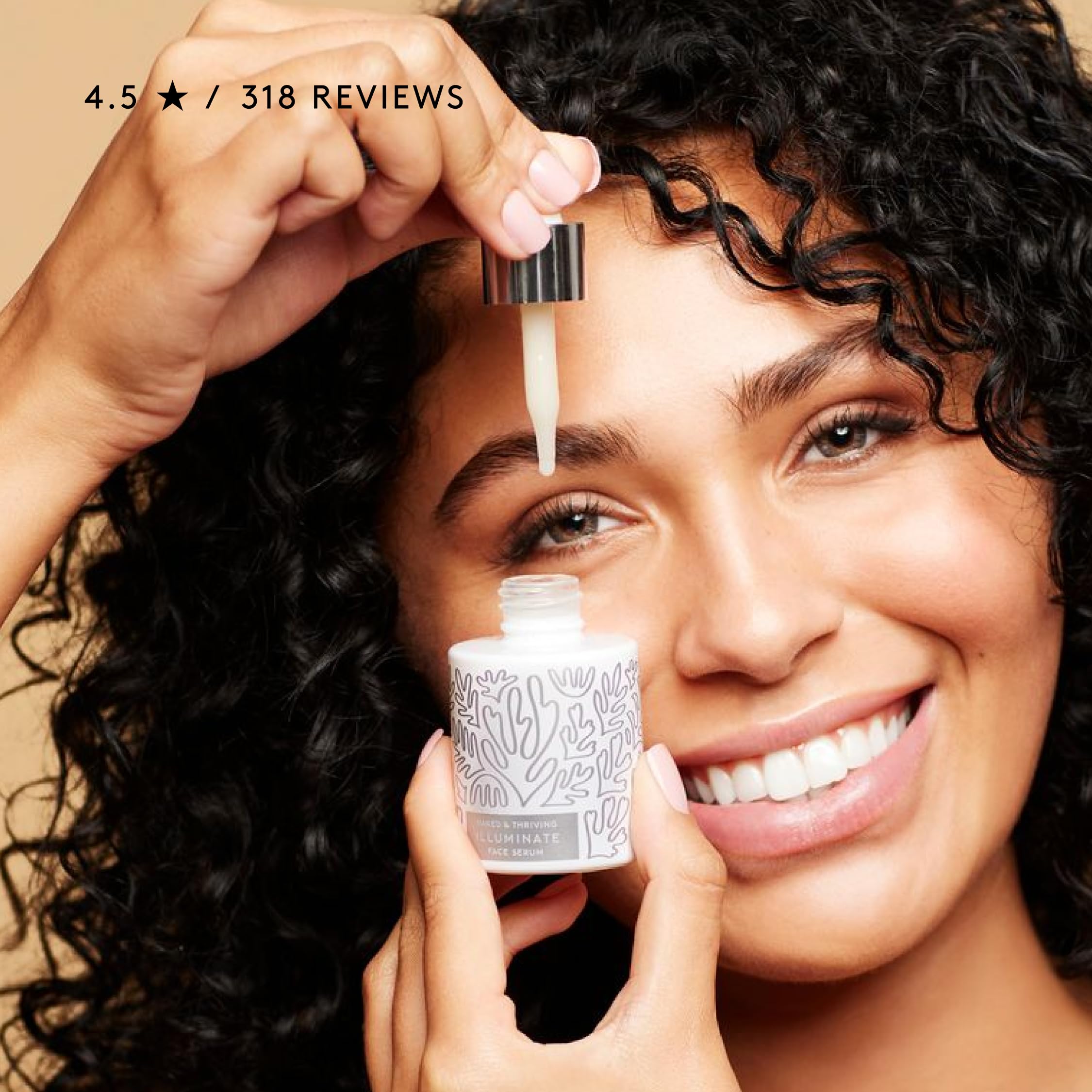 Naked & Thriving Illuminate BC+ Face Serum - Hyaluronic Acid & Vitamin C & Bakuchio - Naked & Thriving Official Product View 7