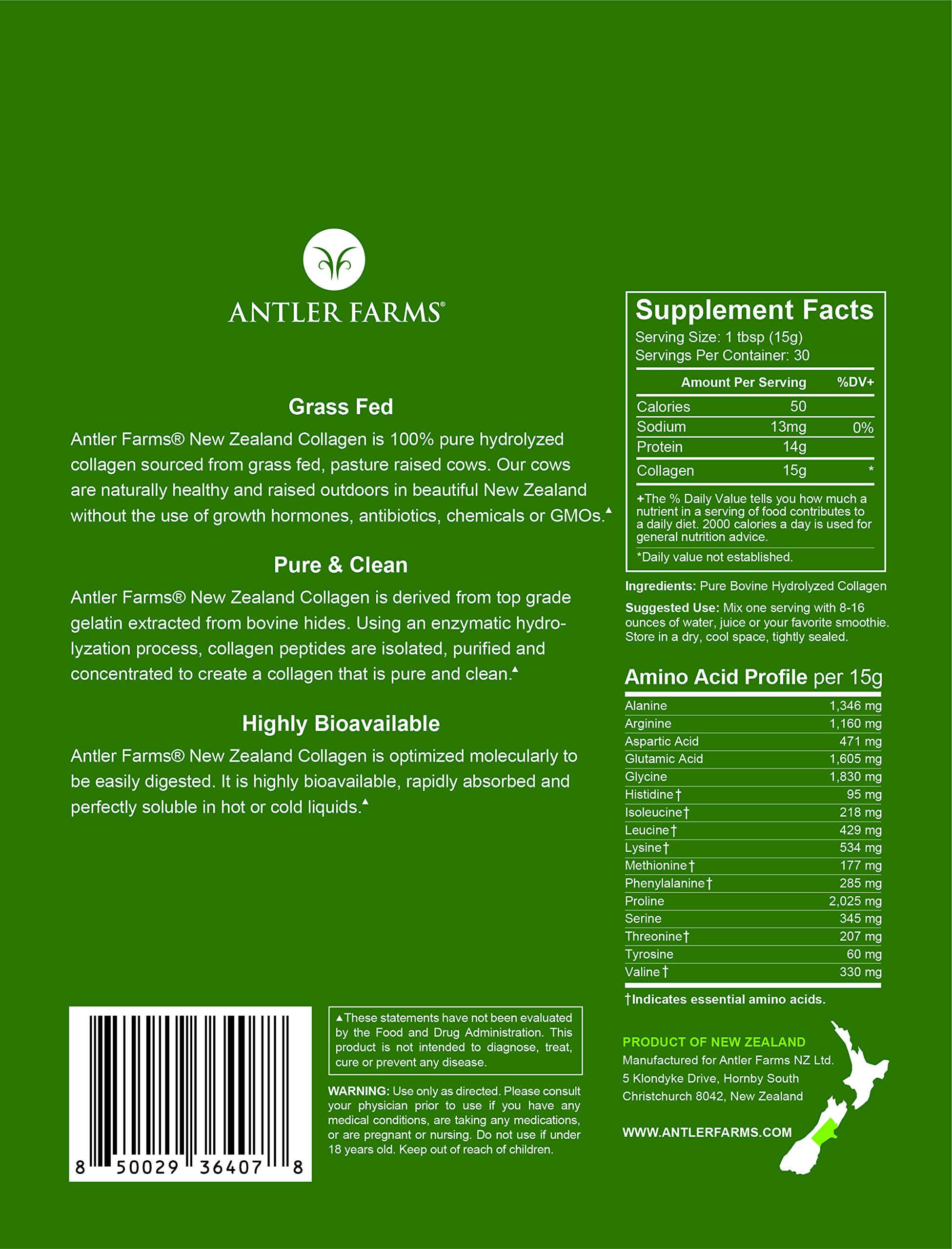 Antler Farms New Zealand Collagen Powder - Antler Farms Official Imagery - 7