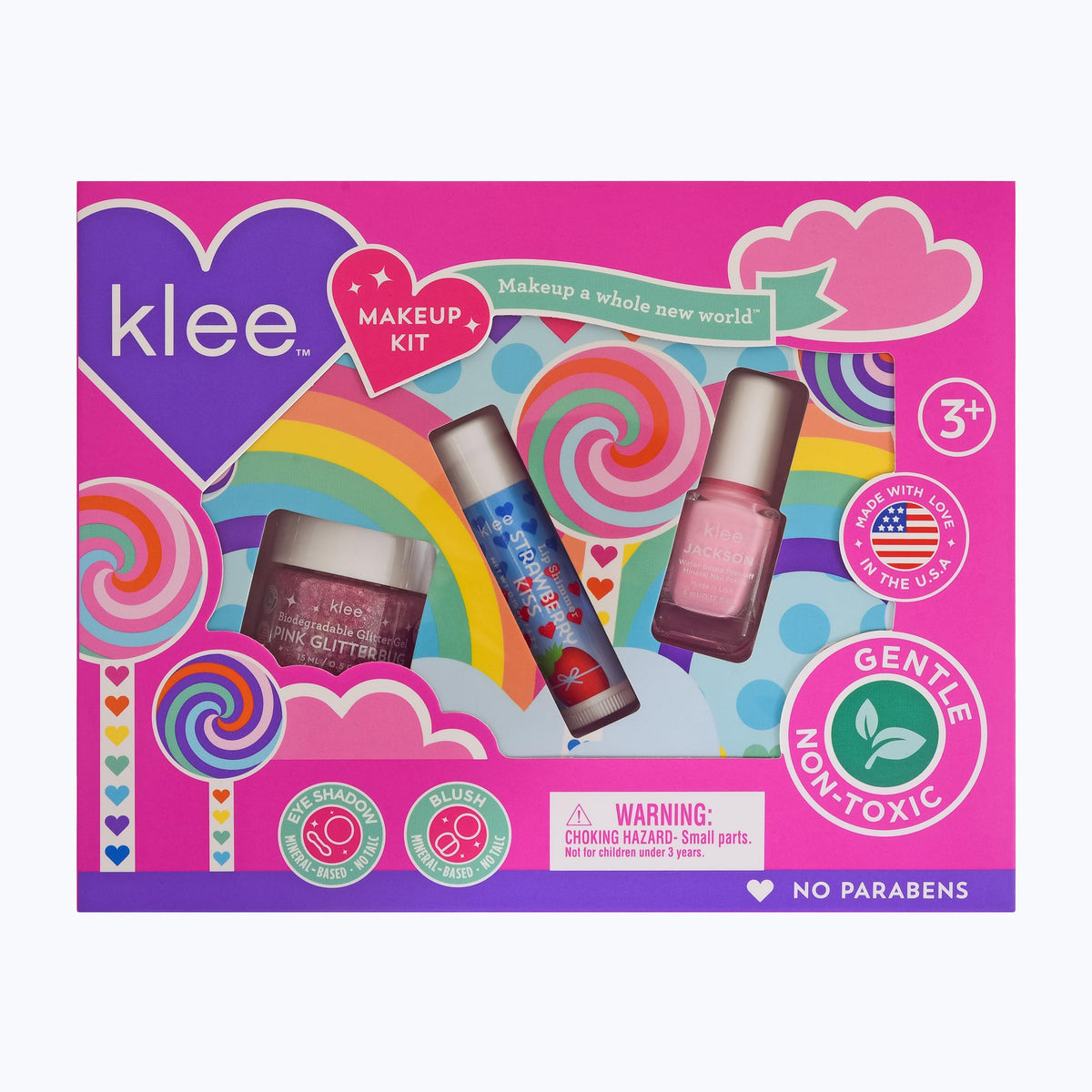 Klee Naturals Makeup Kit with Nail Polish Glitter Gel and - Klee Naturals Official Imagery - 2
