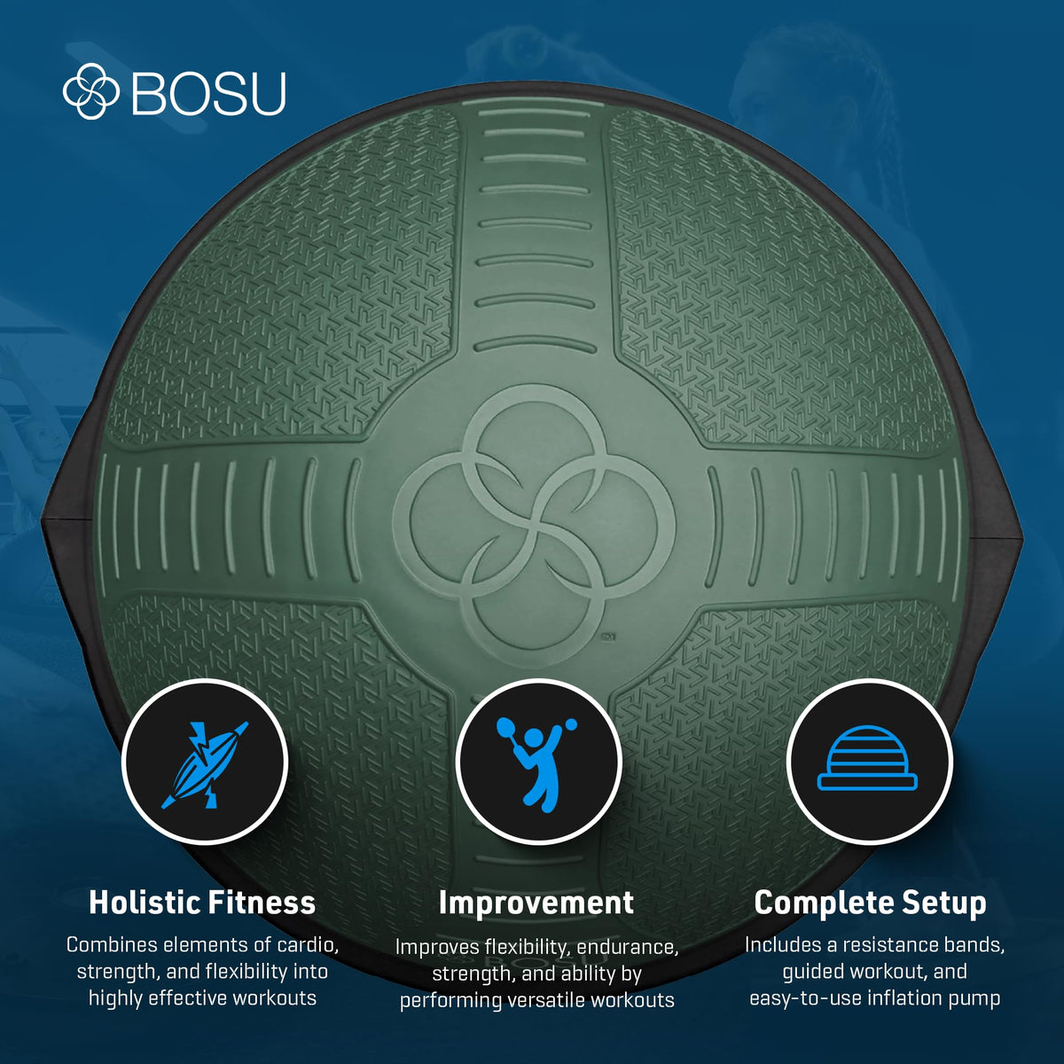 BOSU Nexgen Balance Trainer Half Ball Training Equipment 65 - BOSU Official Imagery - 4