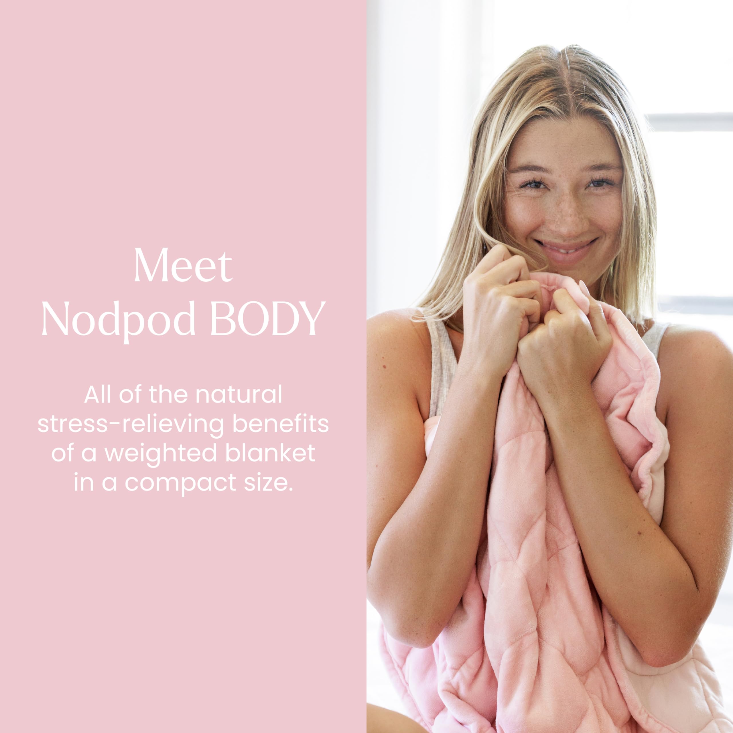 nodpod Gentle Pressure Weighted Sleep Mask & Compact Blanket Bundle - nodpod Official Product View 5