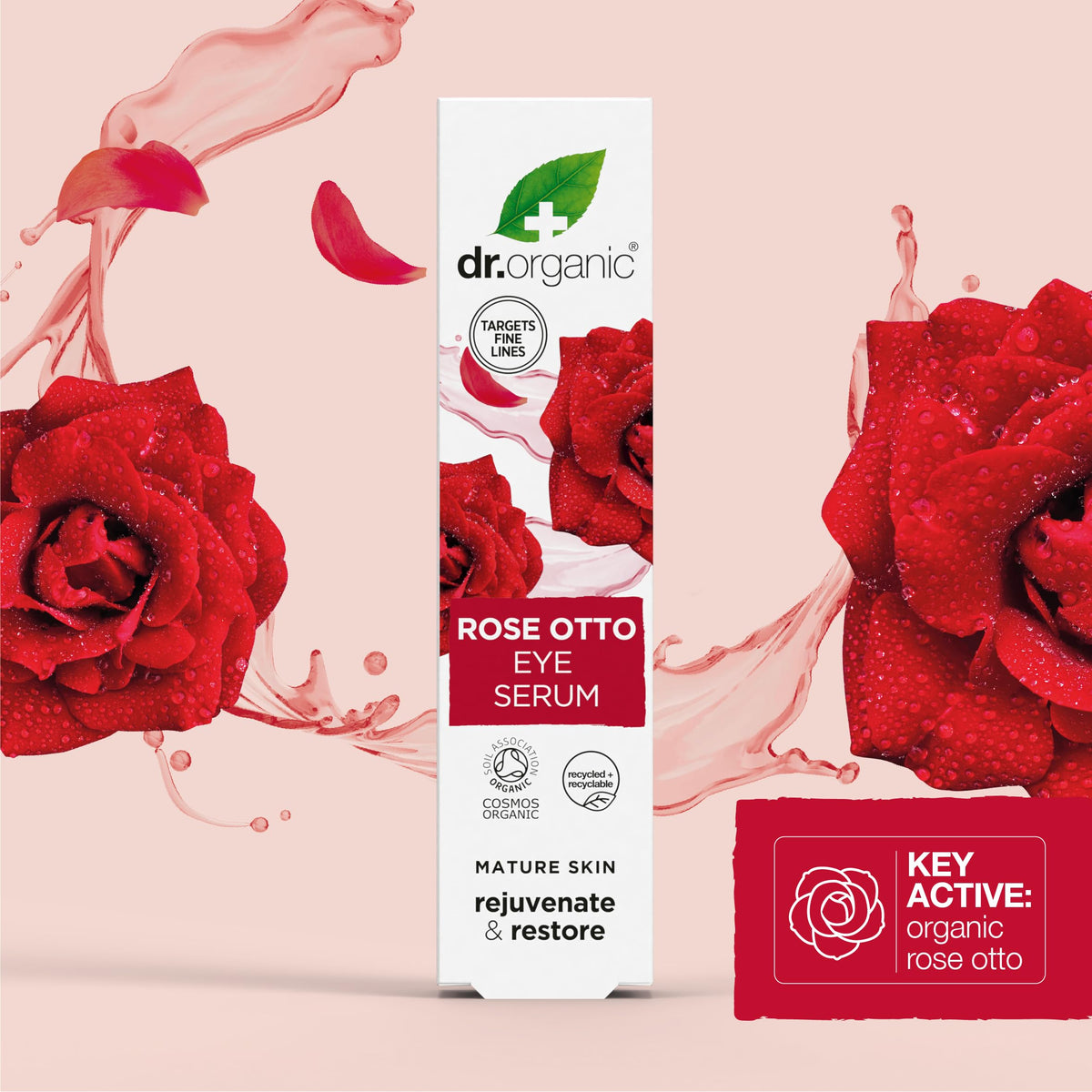 Organic Doctor Rose Otto Eye Serum 0 5 Fluid Ounce - Dr. Organic Official Imagery - 7