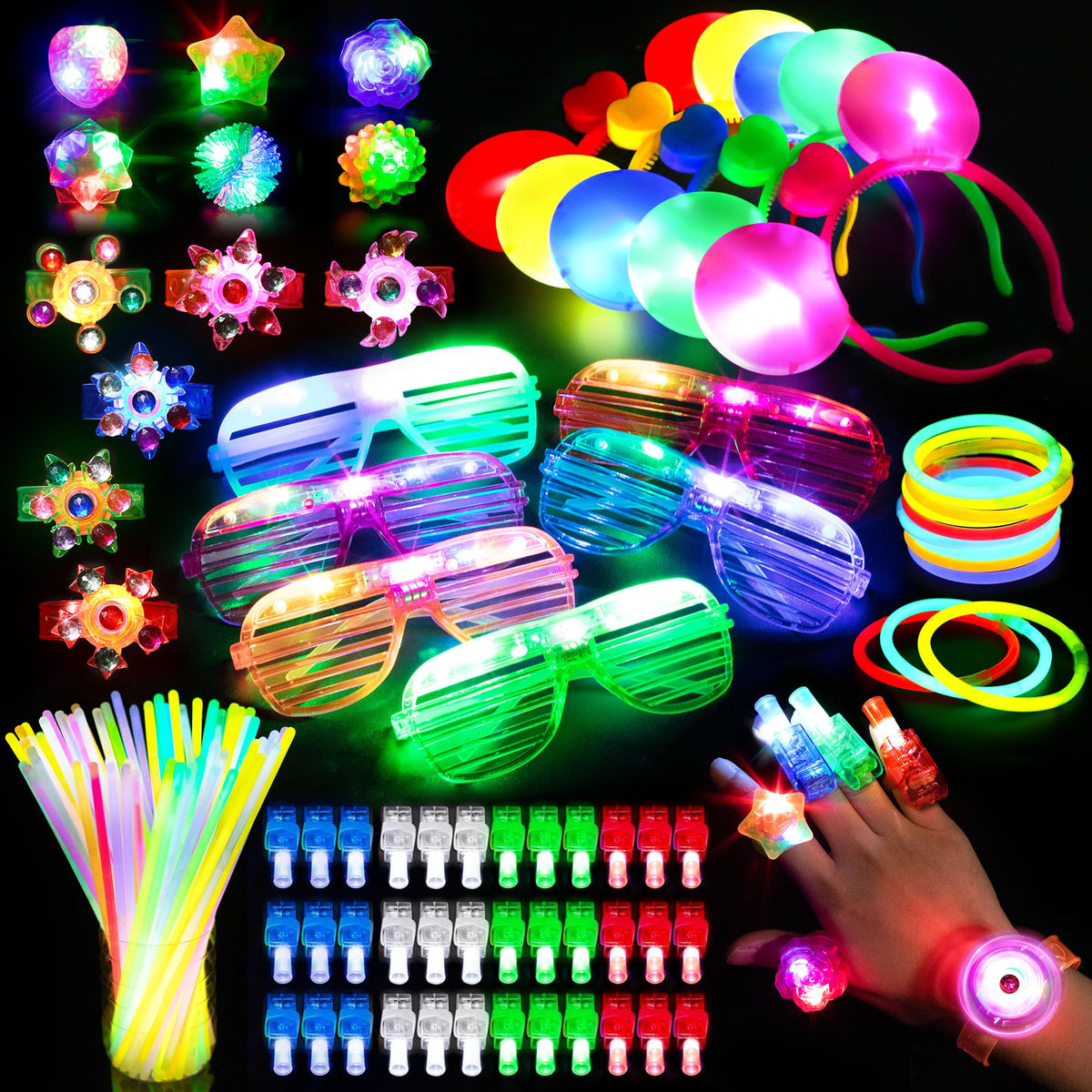 Mocoosy Glow in the Dark Party Supplies for Kids Halloween - Mocoosy Official Imagery - 1