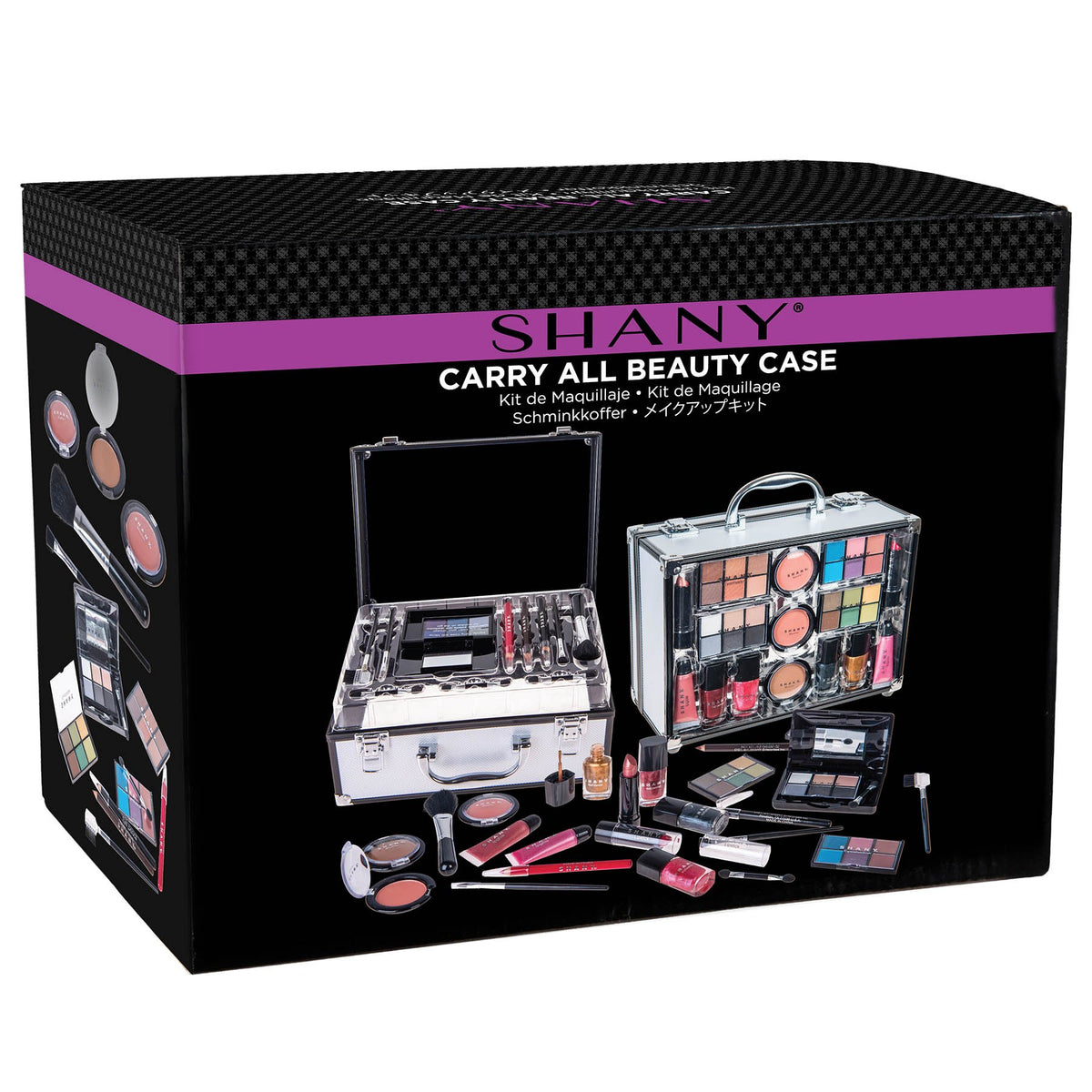 SHANY Carry All Trunk Makeup Train Case with Re usable - SHANY Official Imagery - 3