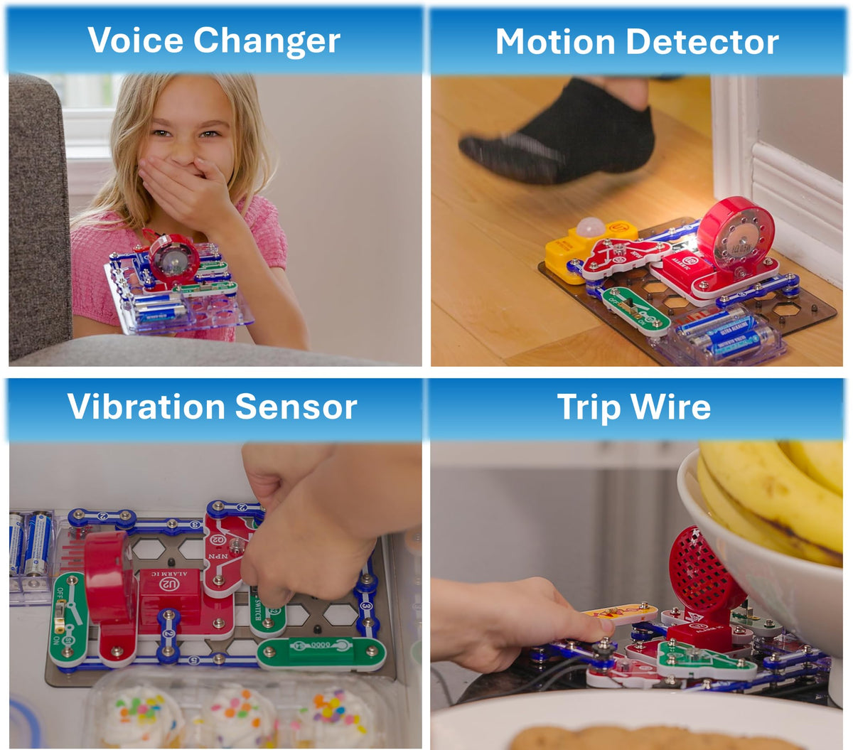 SNAP CIRCUITS Spy Kit STEM Toy 25 Activities for Kids Ages 7 - Snap Circuits Official Imagery - 6