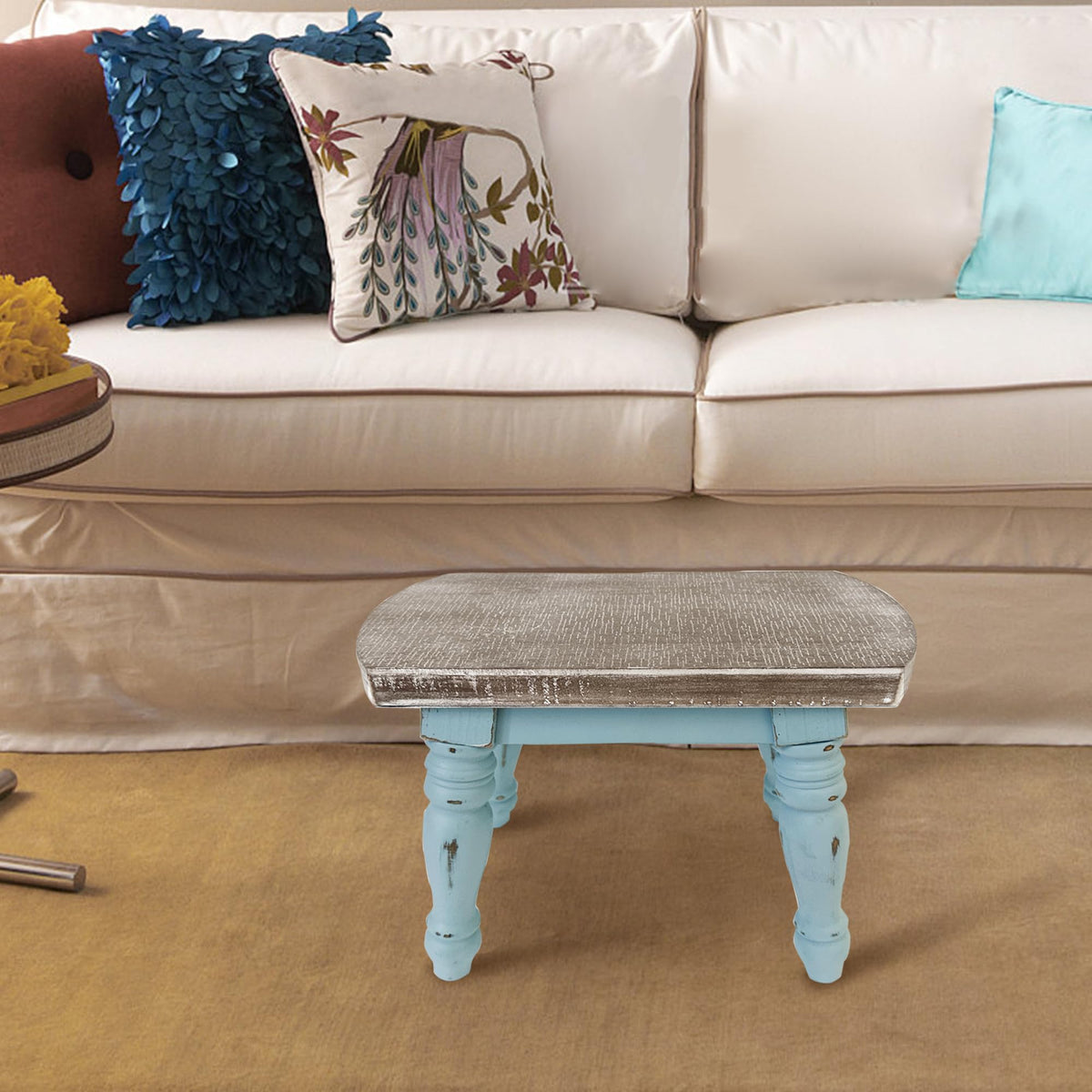 Farmhouse Wooden Step Stool - dwellington Official Imagery - 8