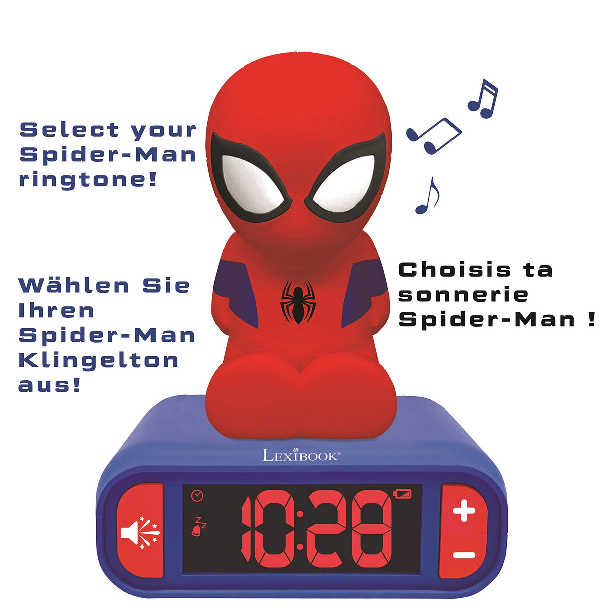 LEXiBOOK Spider Man Nightlight Alarm Clock RL800SP - LEXiBOOK Official Imagery - 5