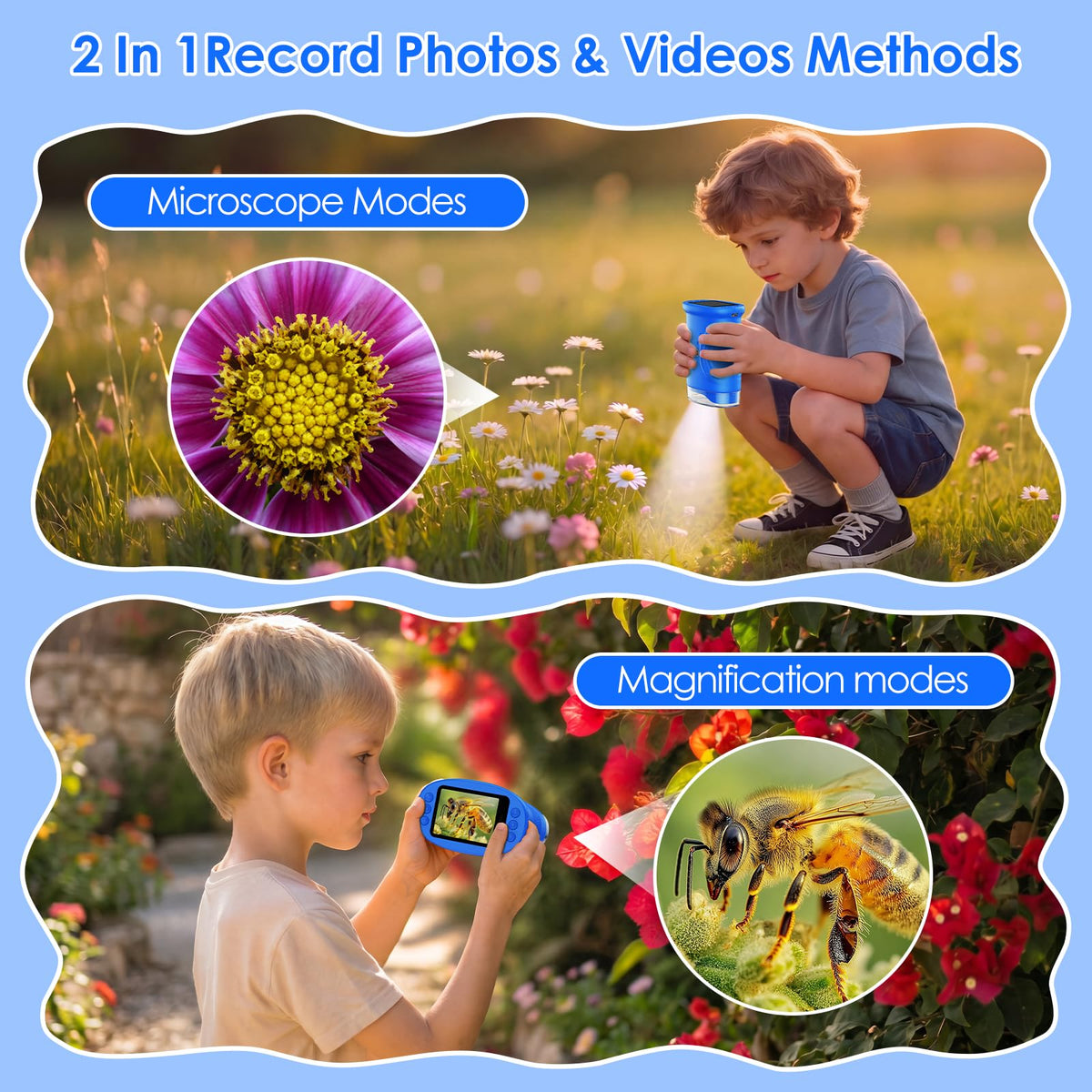 4K 1000X Handheld Digital Microscope for Kids with 2 0 IPS - ASPOVEN Official Imagery - 6
