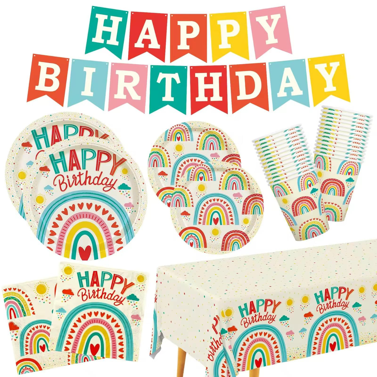 All in One Birthday Party Supplies Set Premium Complete - Party Ready Official Imagery - 1